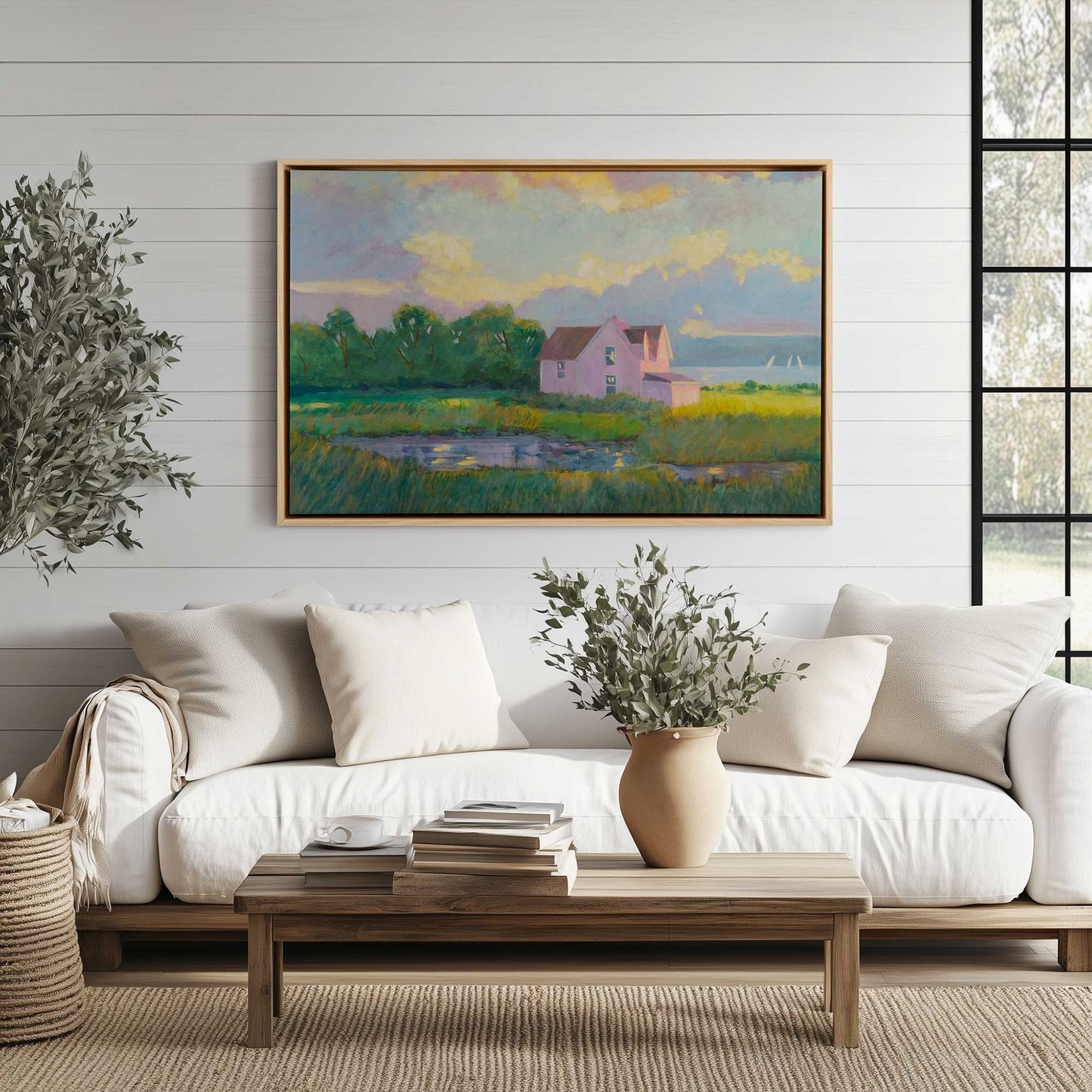 Picture of art in a room