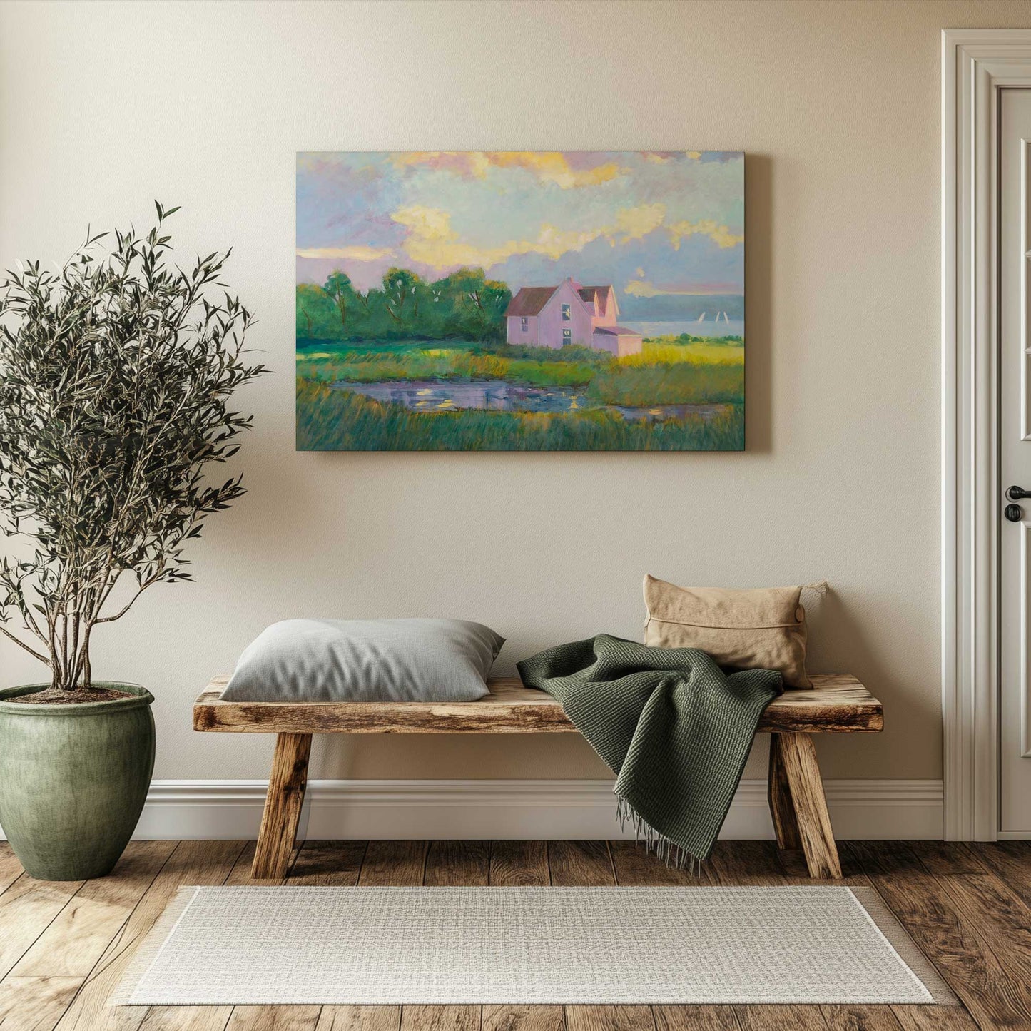 Picture of art in a room
