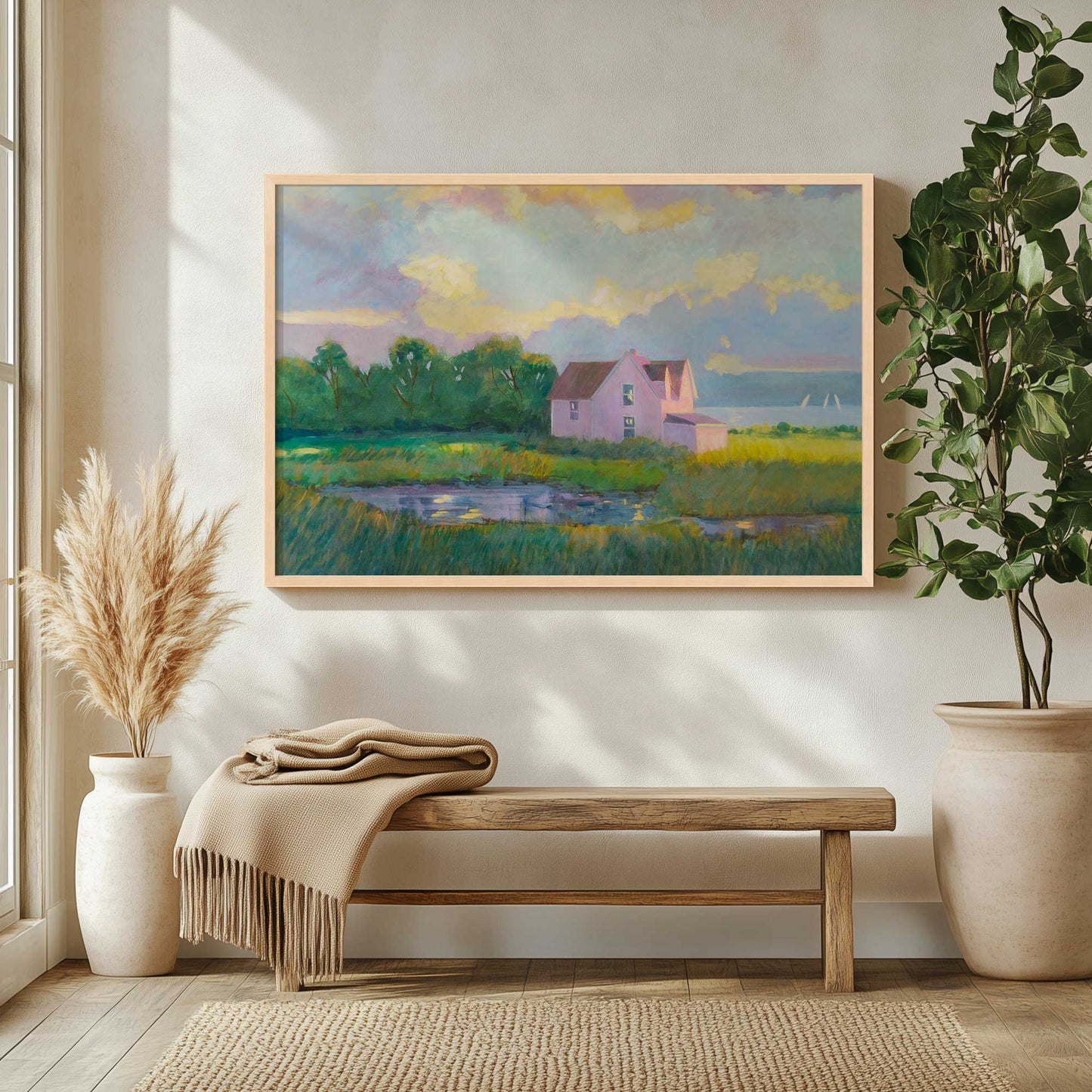 Picture of art in a room
