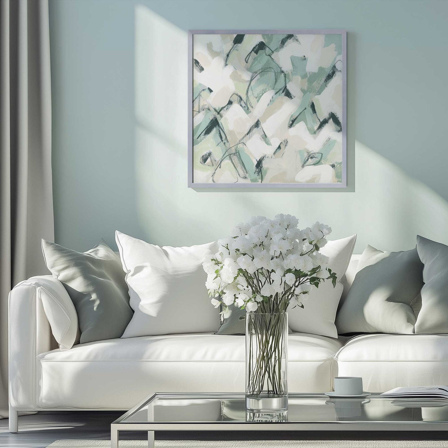 Picture of art in a room