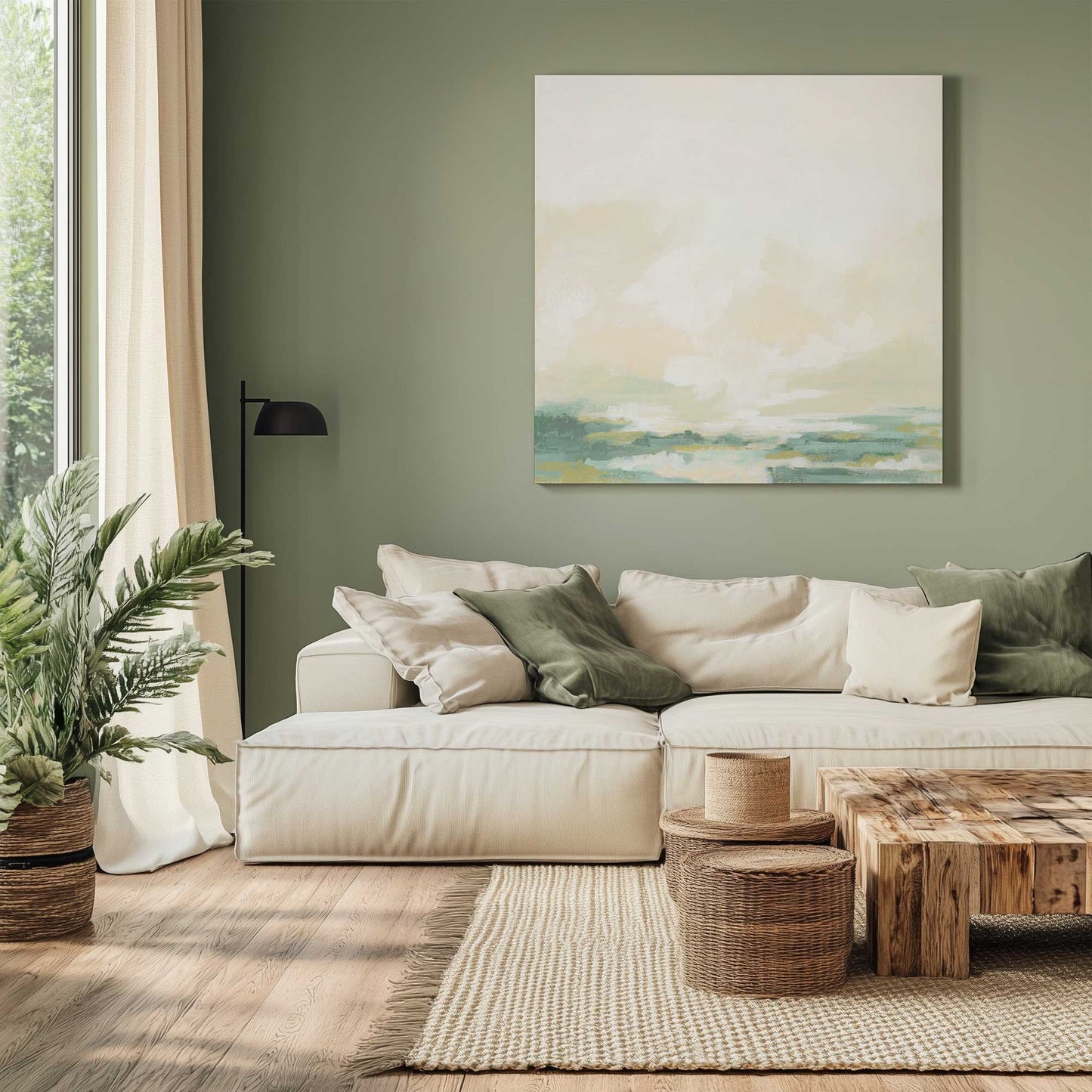 Picture of art in a room