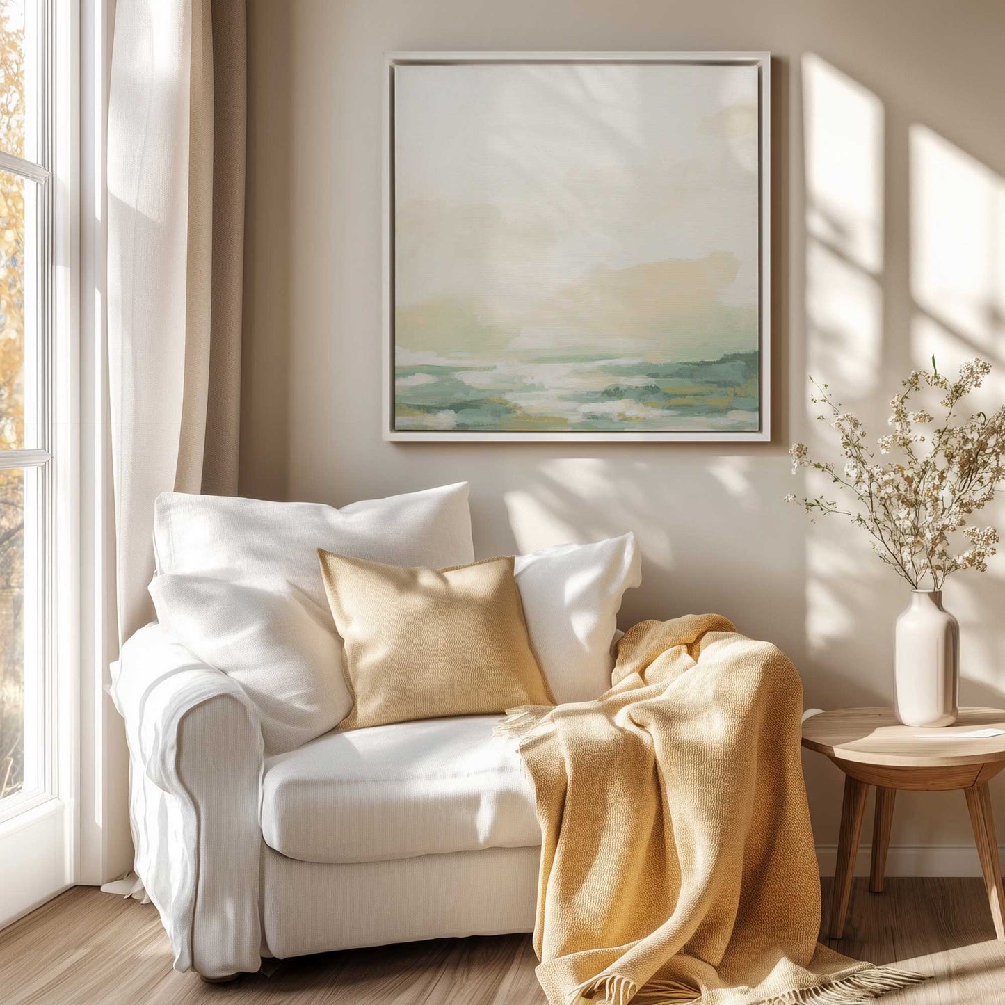 Picture of art in a room