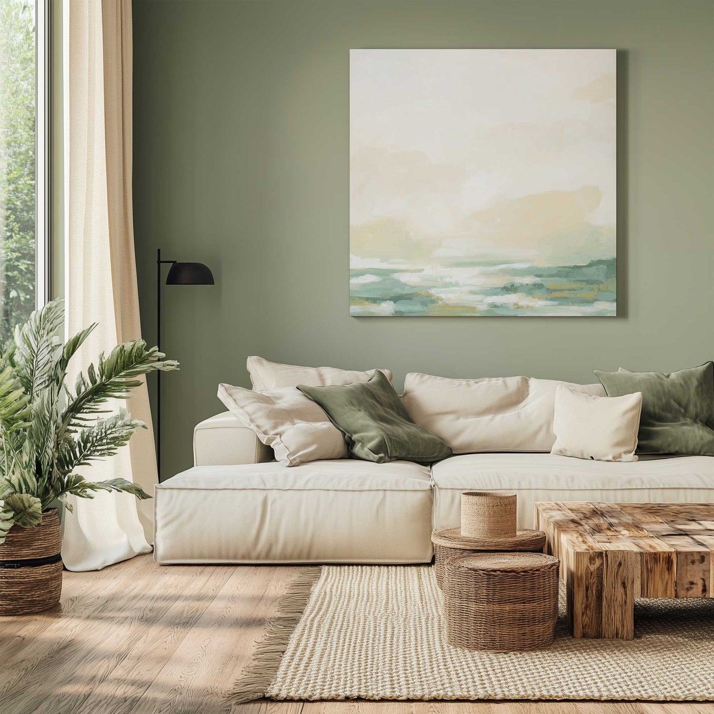 Picture of art in a room