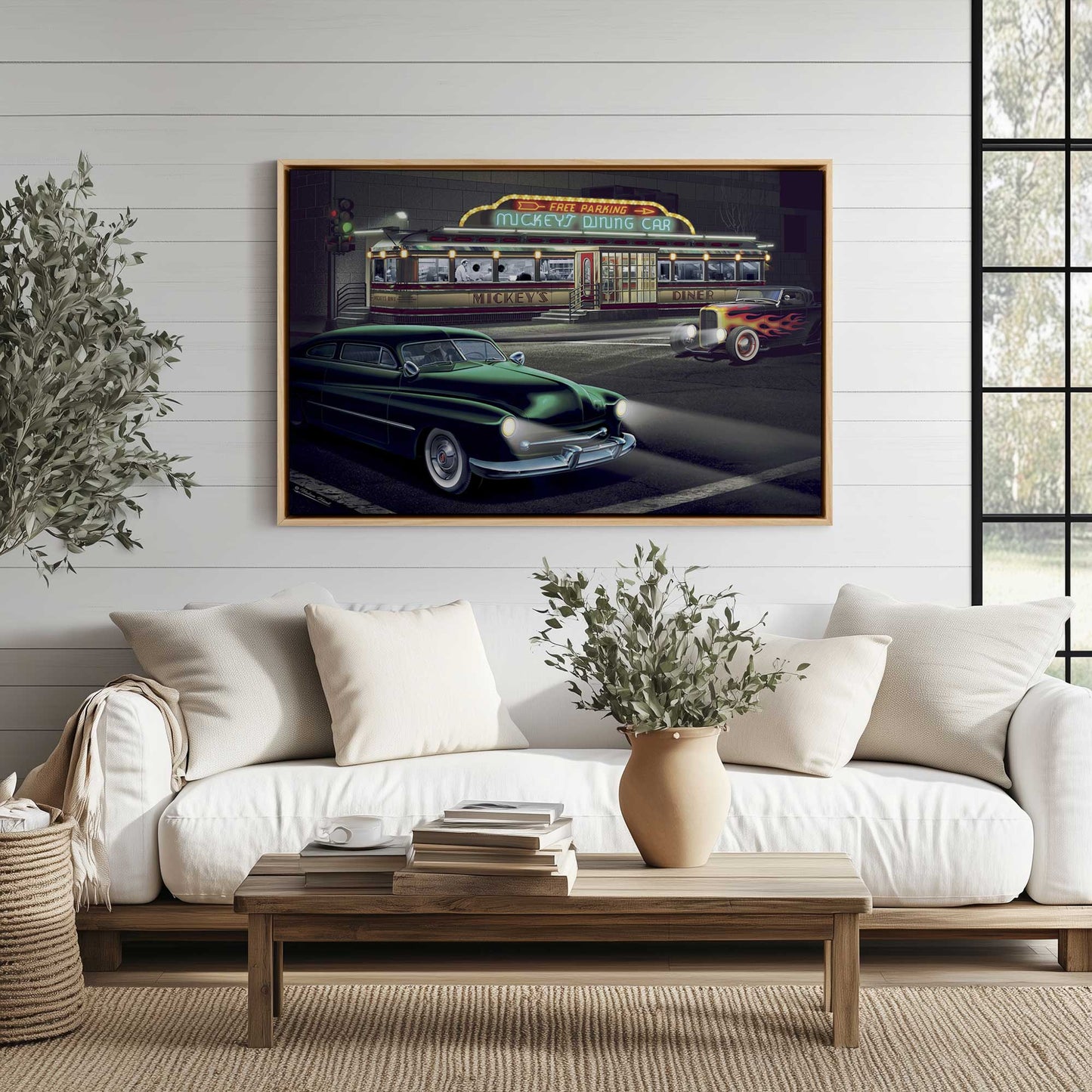 Picture of art in a room