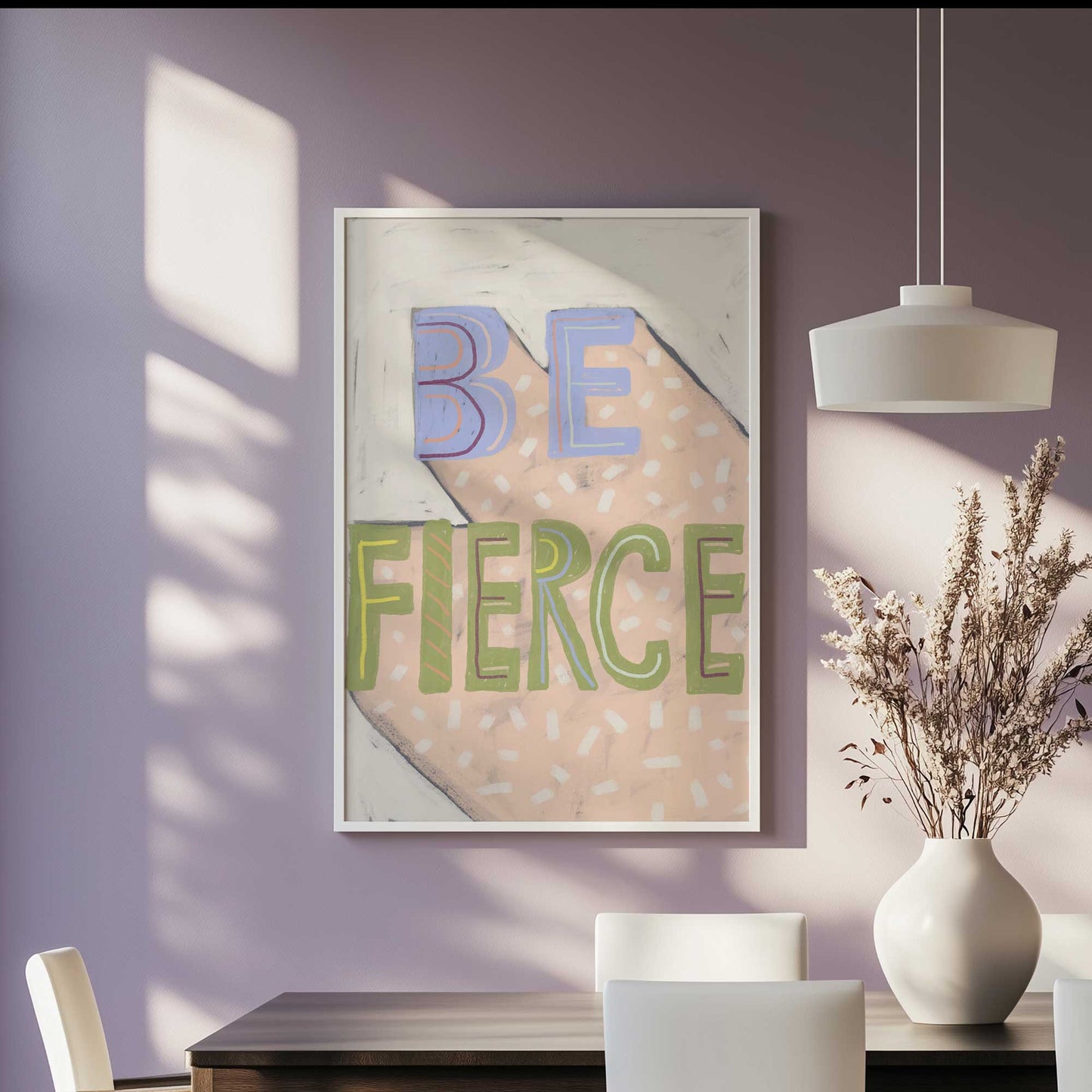 Picture of art in a room