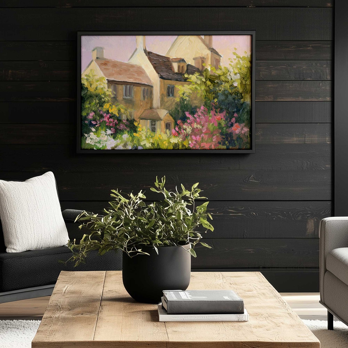 Picture of art in a room