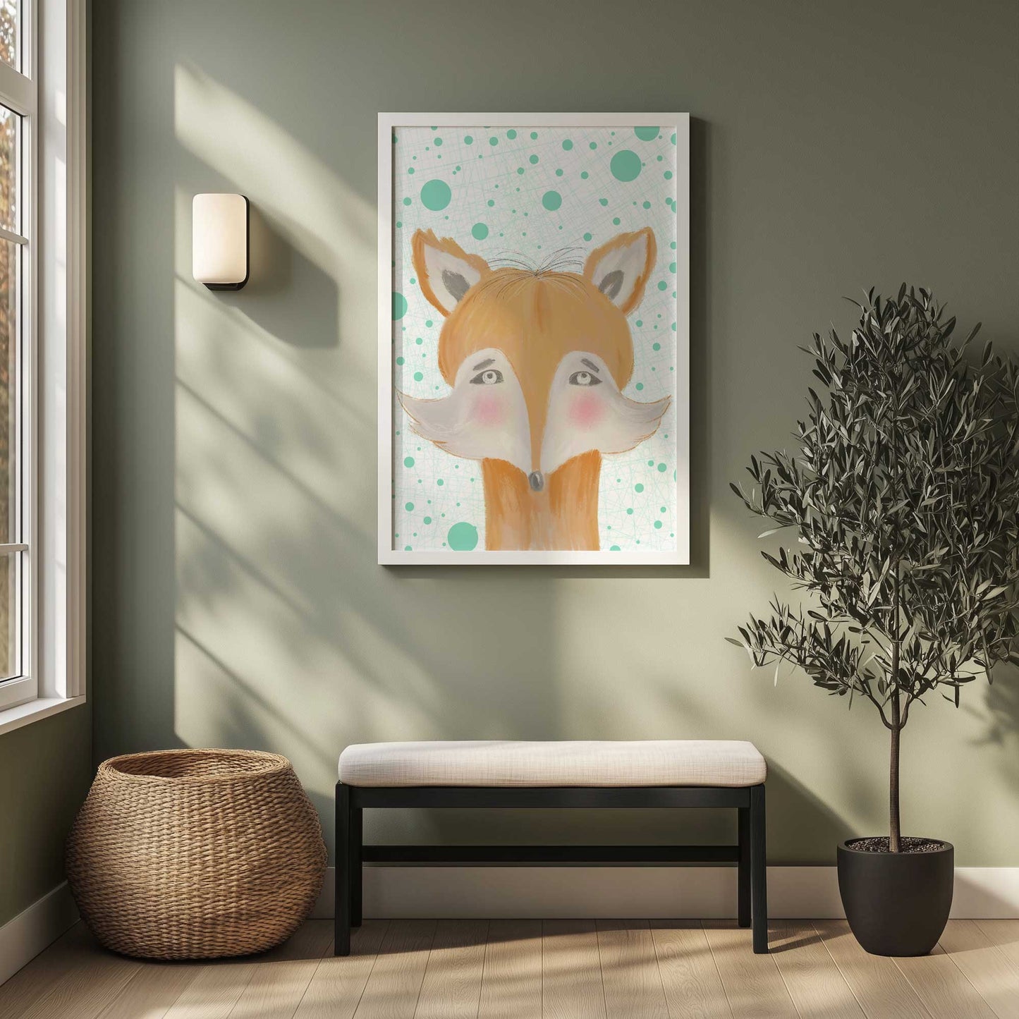 Picture of art in a room