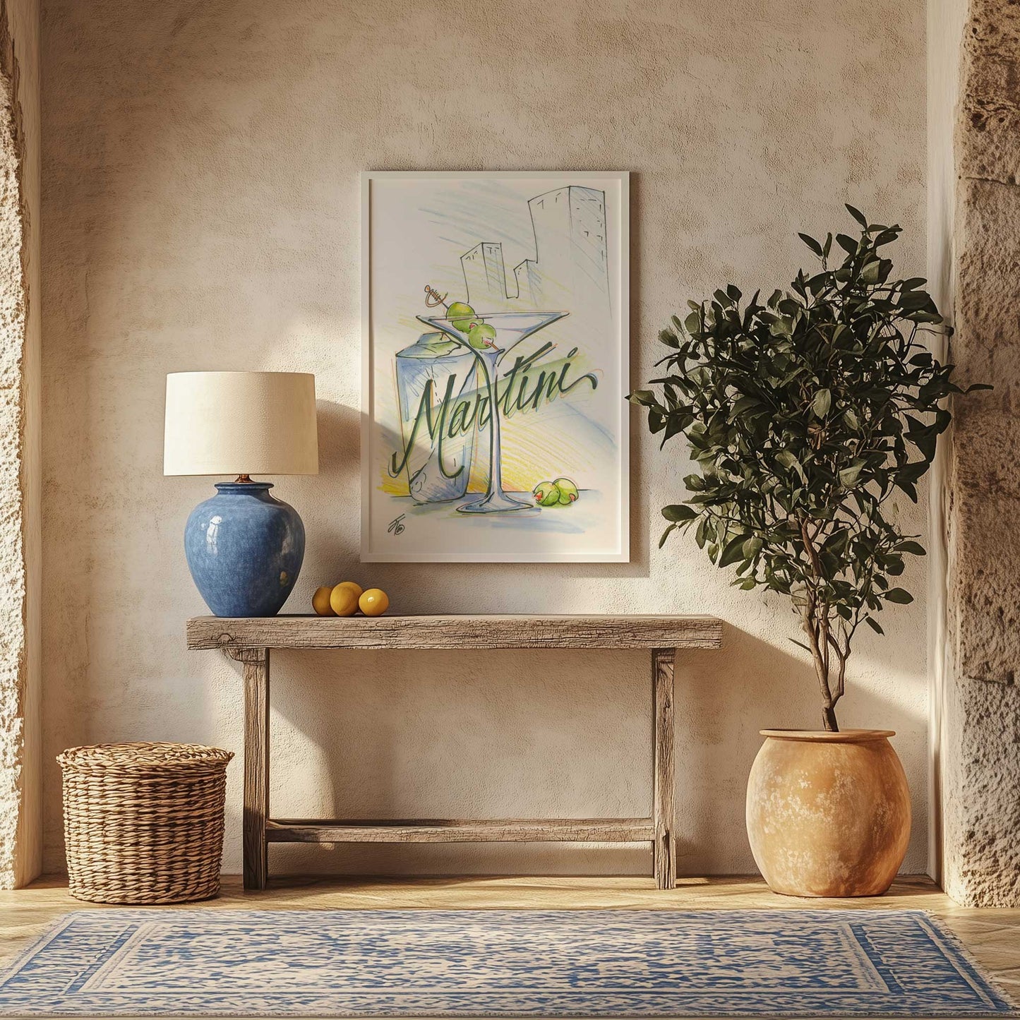 Picture of art in a room