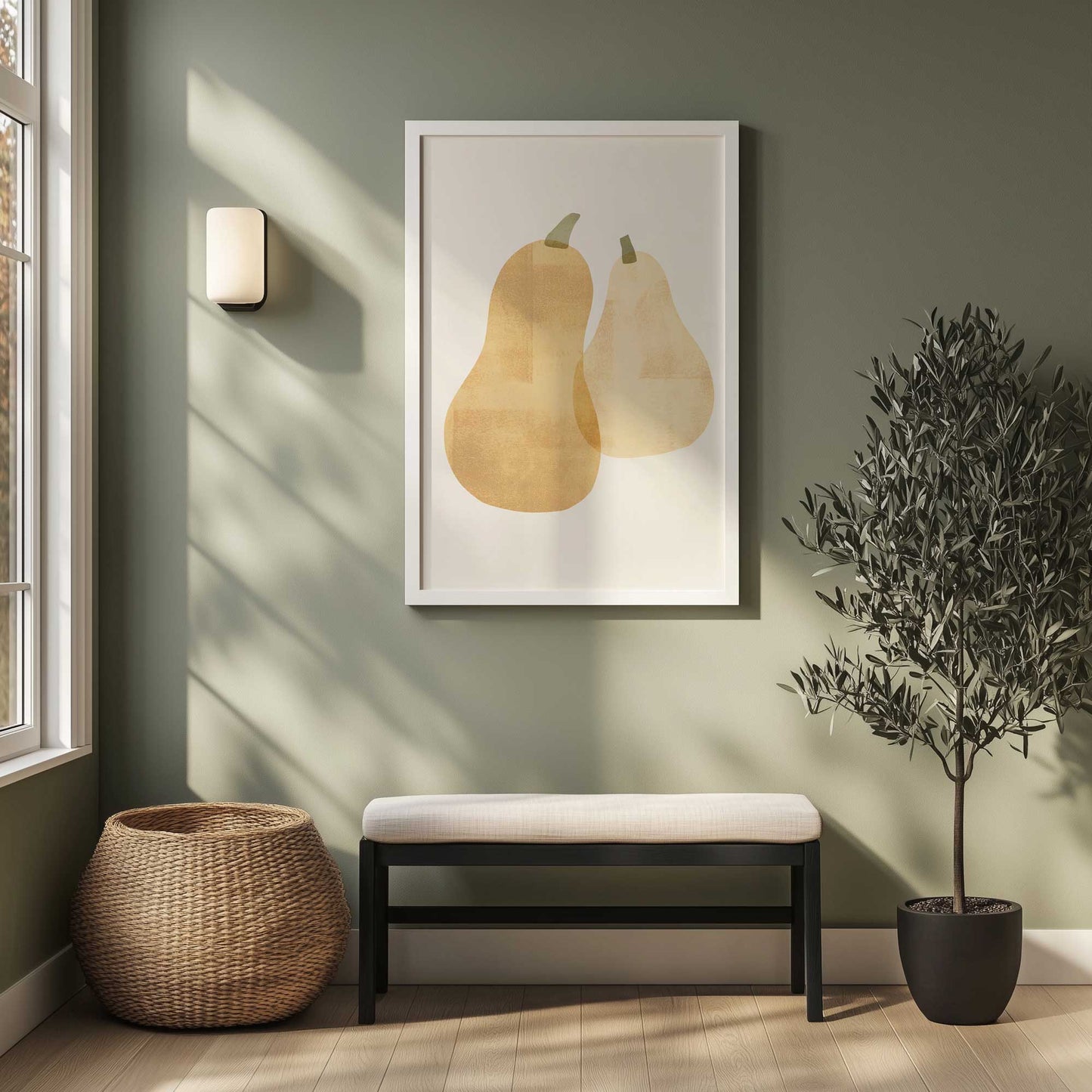 Picture of art in a room