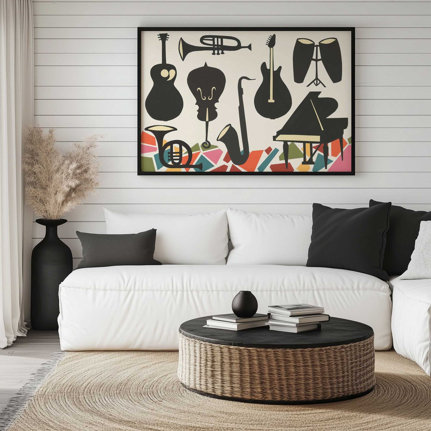 Picture of art in a room