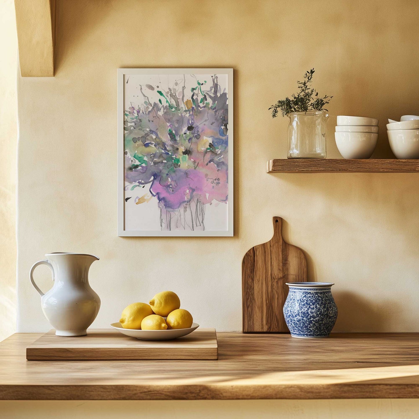 Picture of art in a room