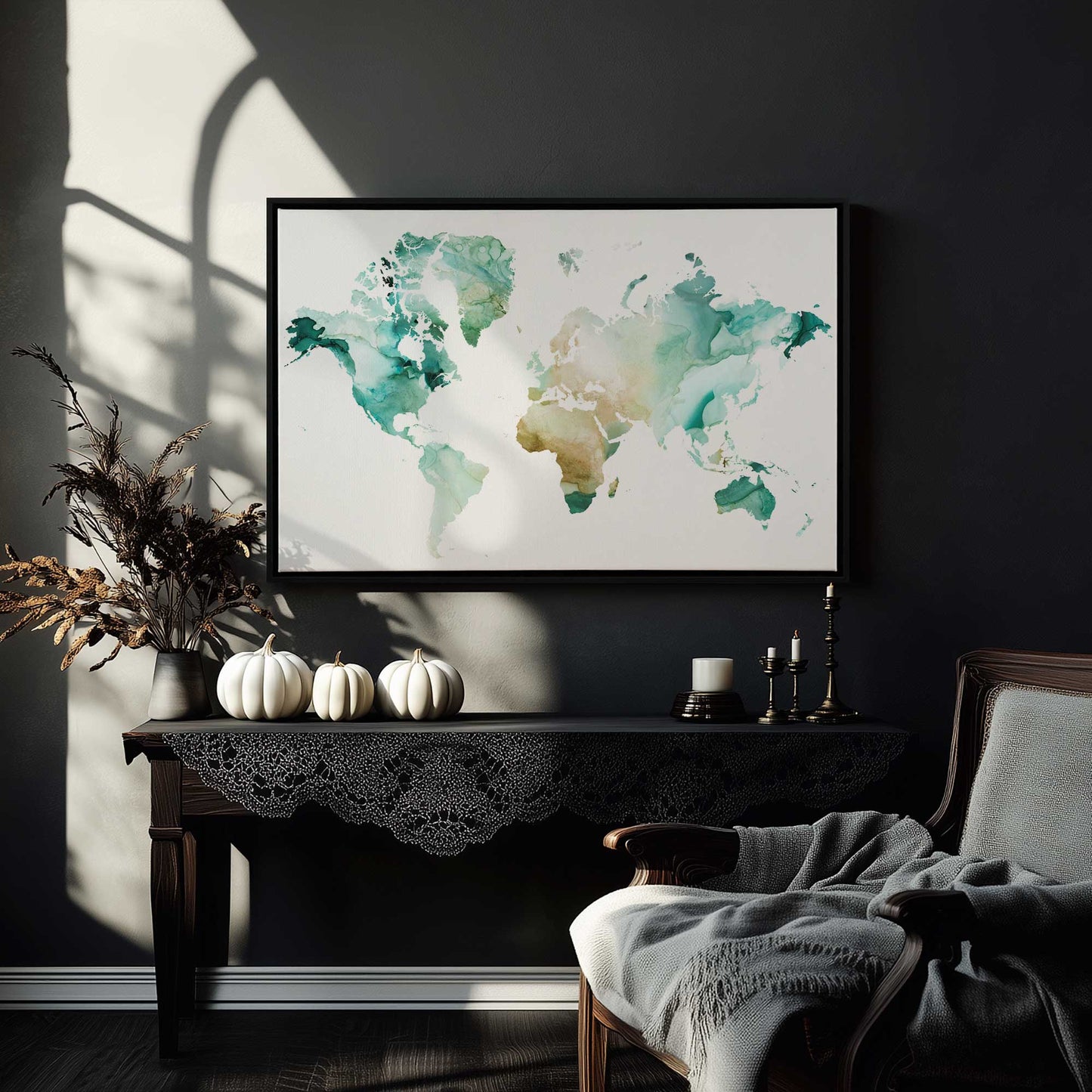 Picture of art in a room