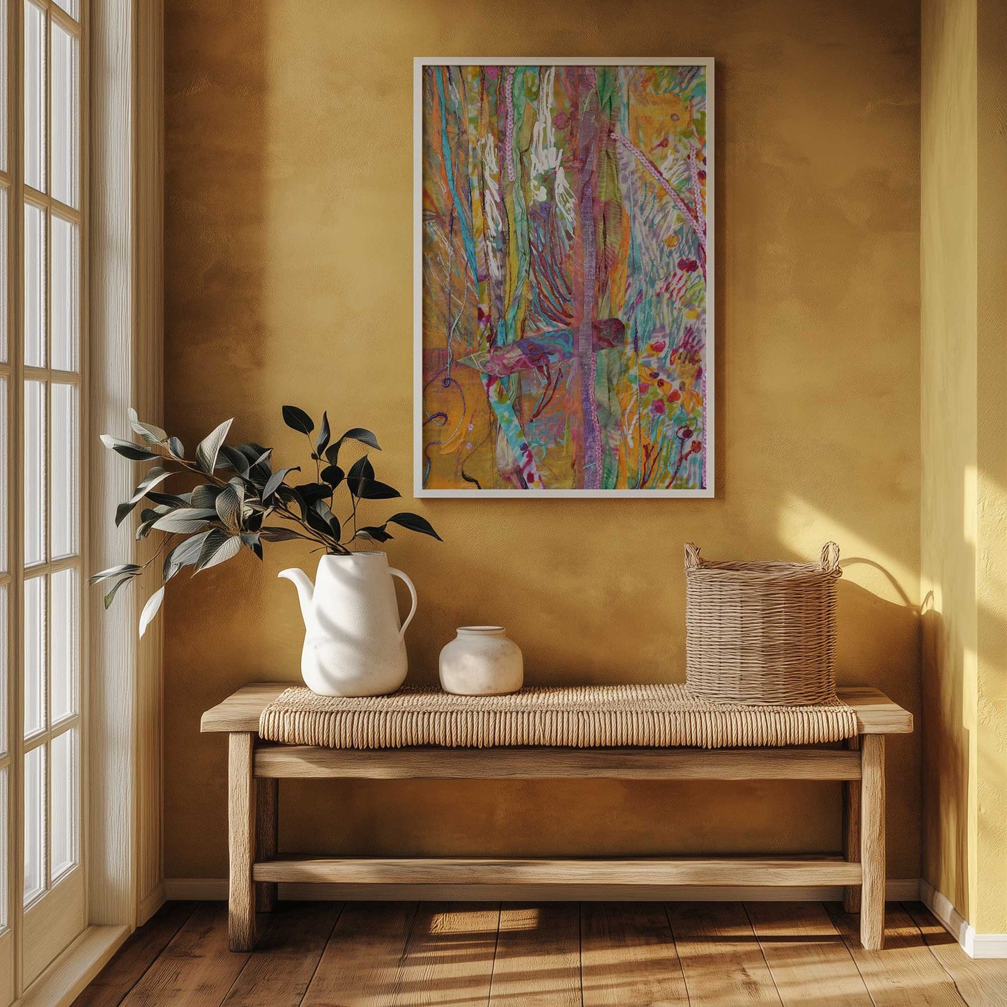 Picture of art in a room