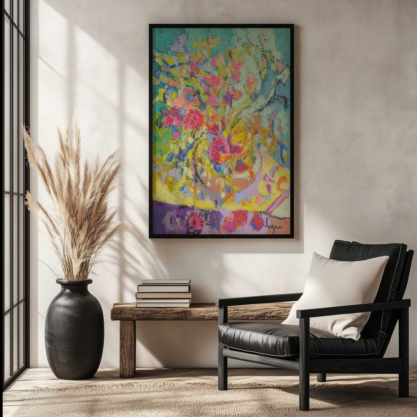 Picture of art in a room