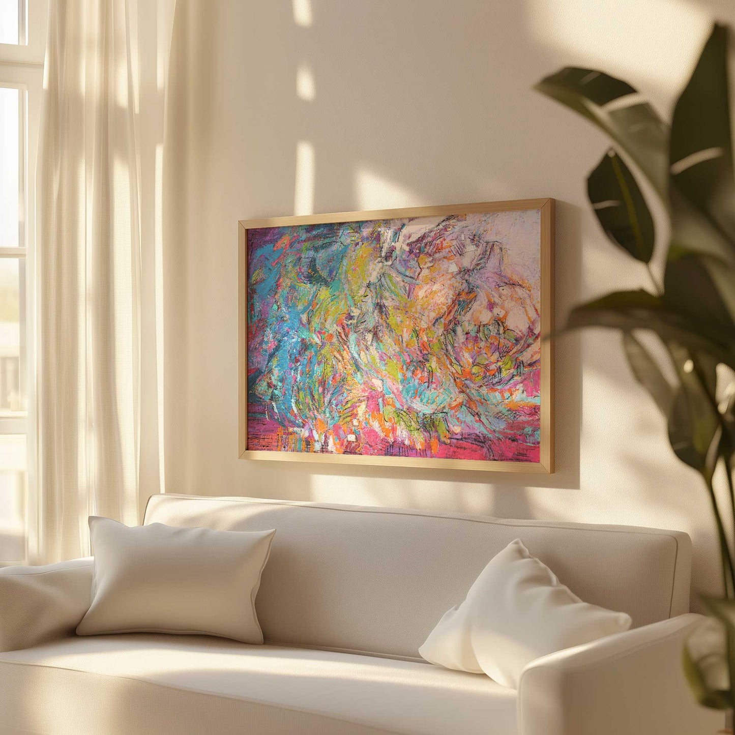 Picture of art in a room