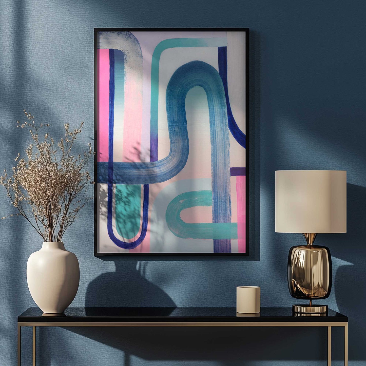 Picture of art in a room