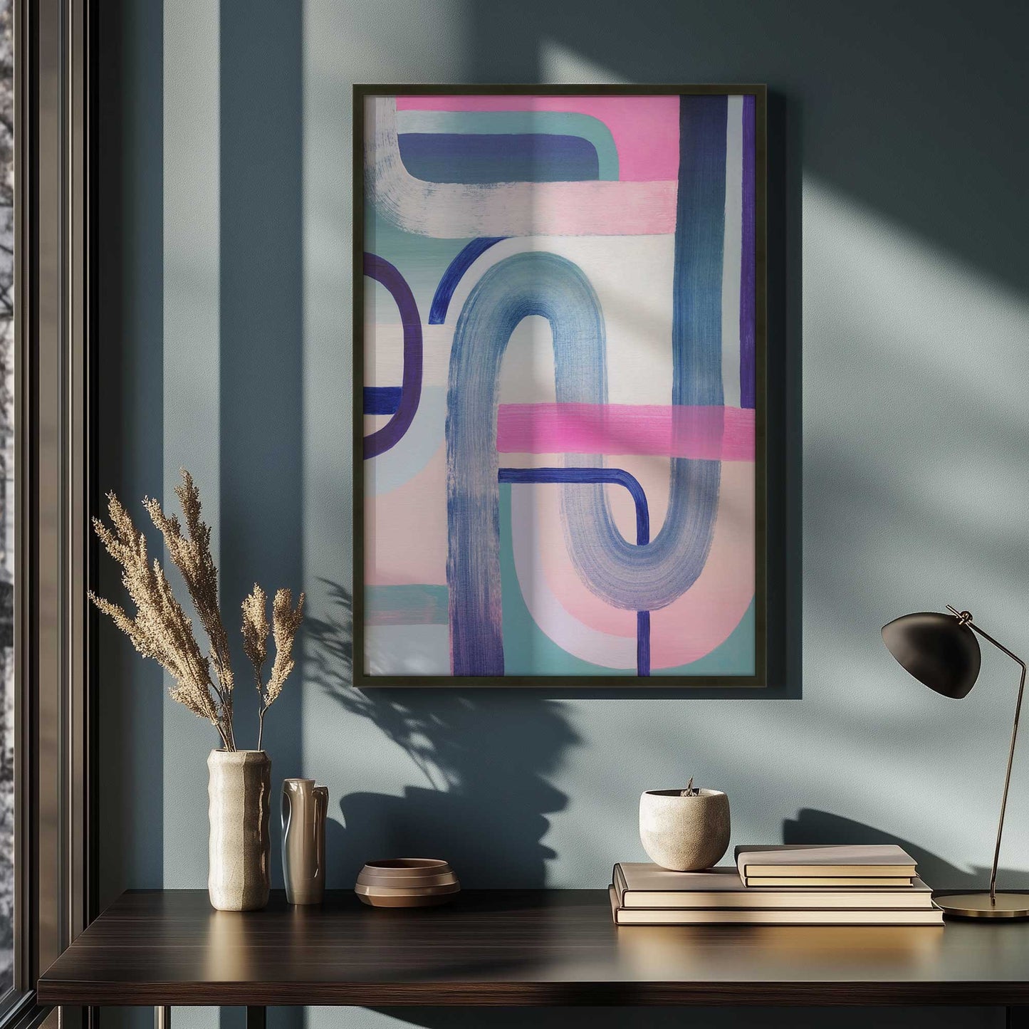 Picture of art in a room