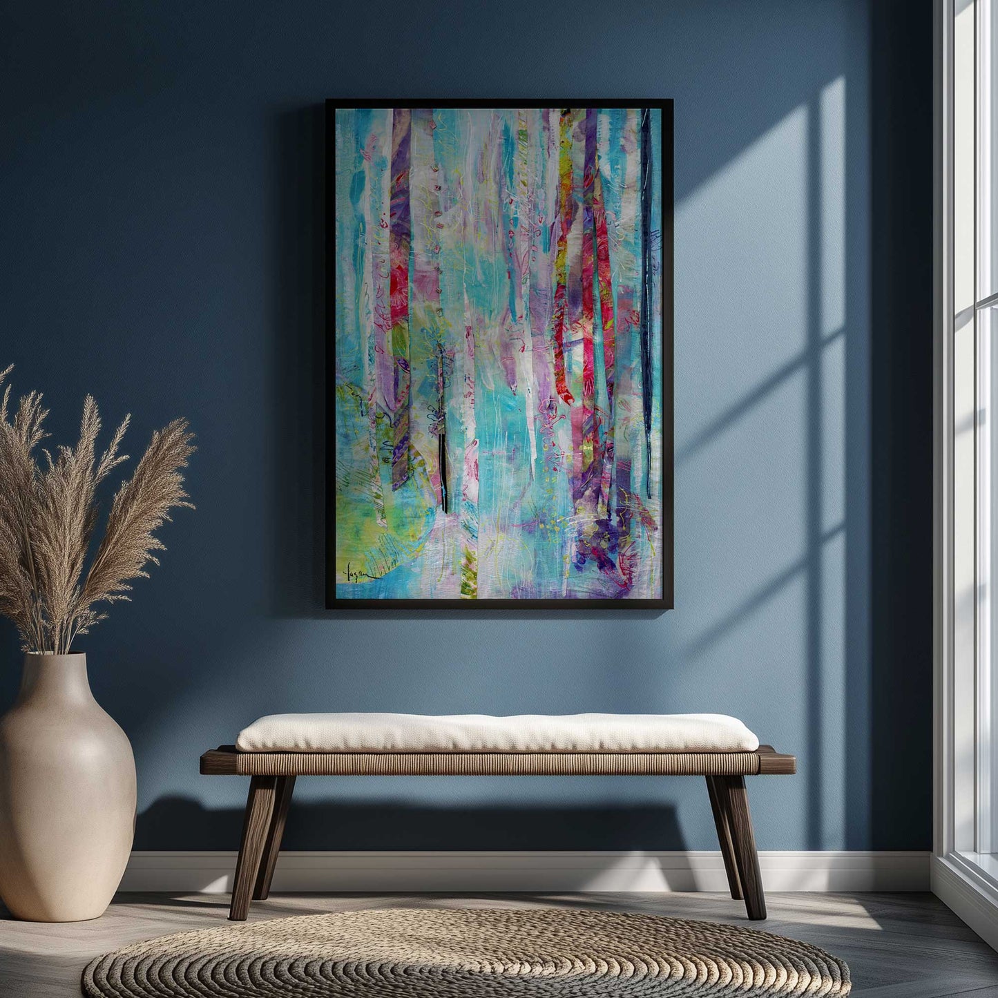 Picture of art in a room