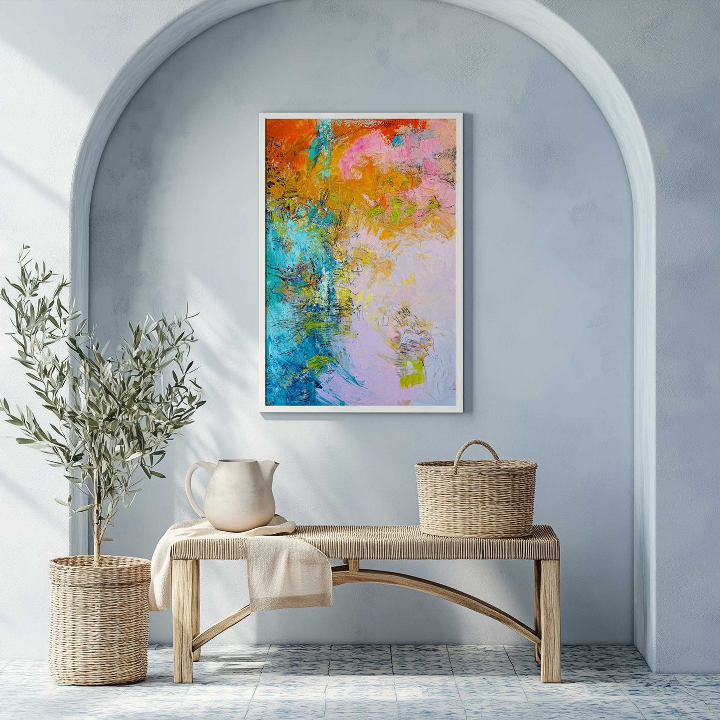 Picture of art in a room