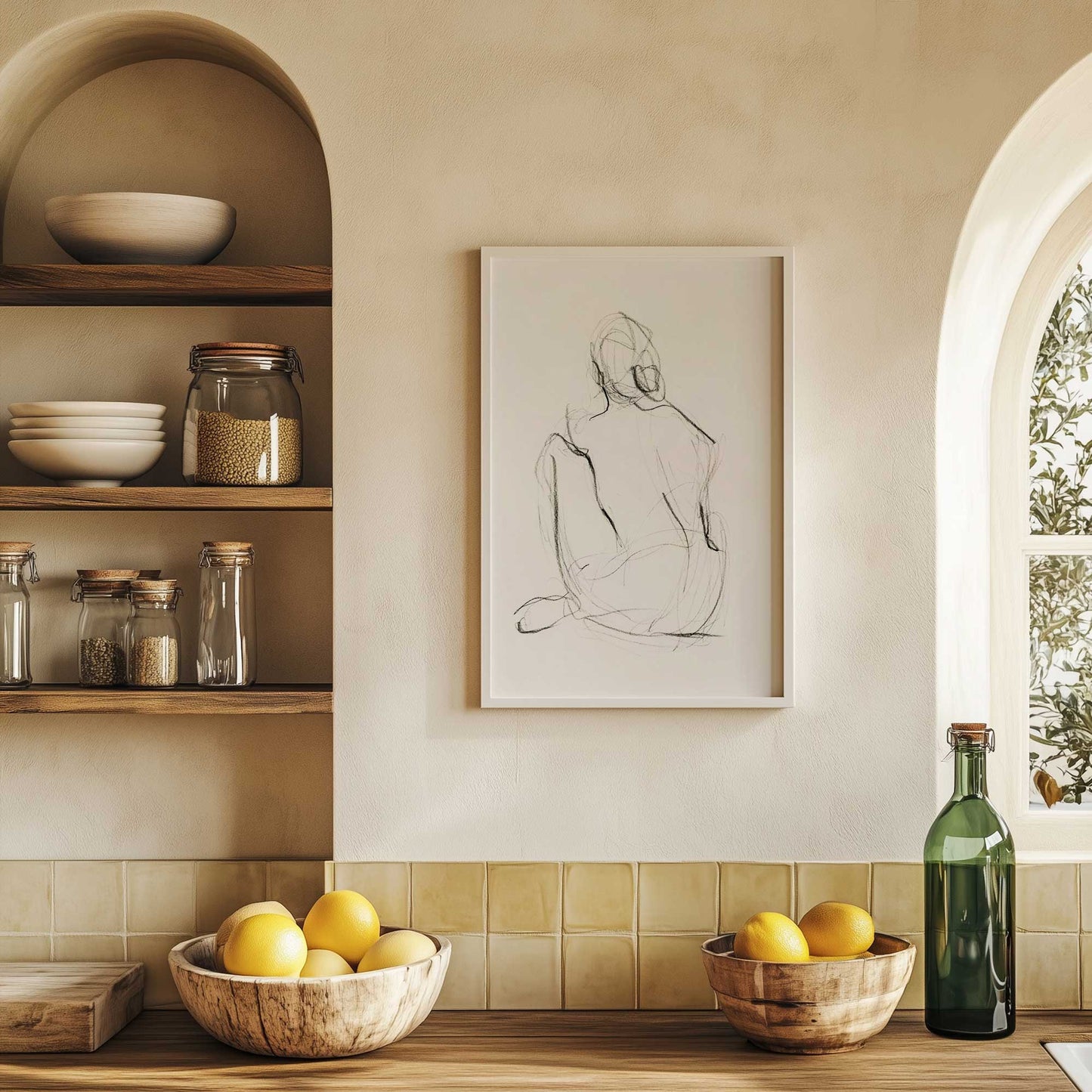 Picture of art in a room