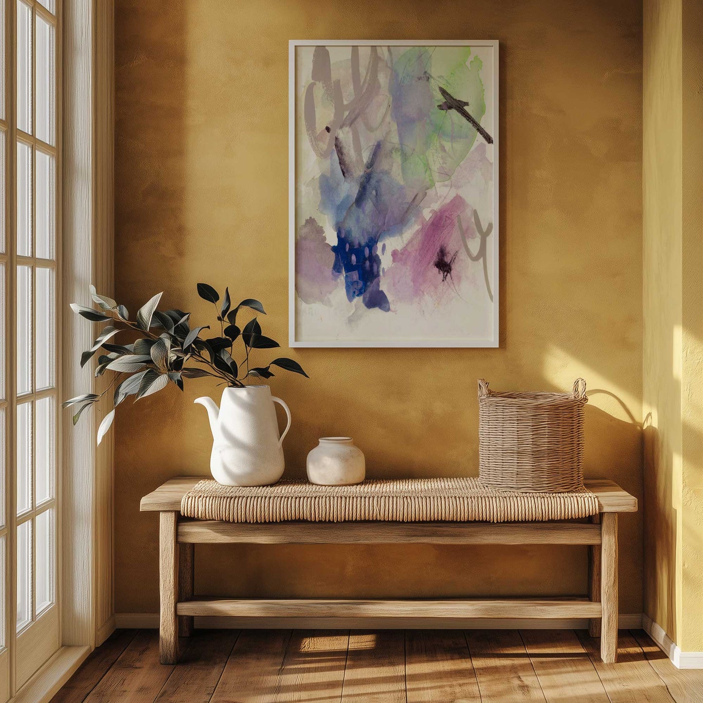 Picture of art in a room