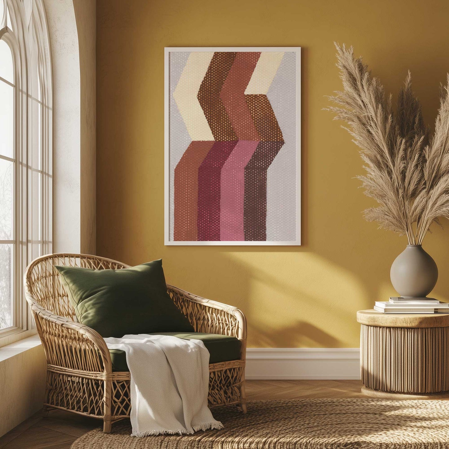 Picture of art in a room