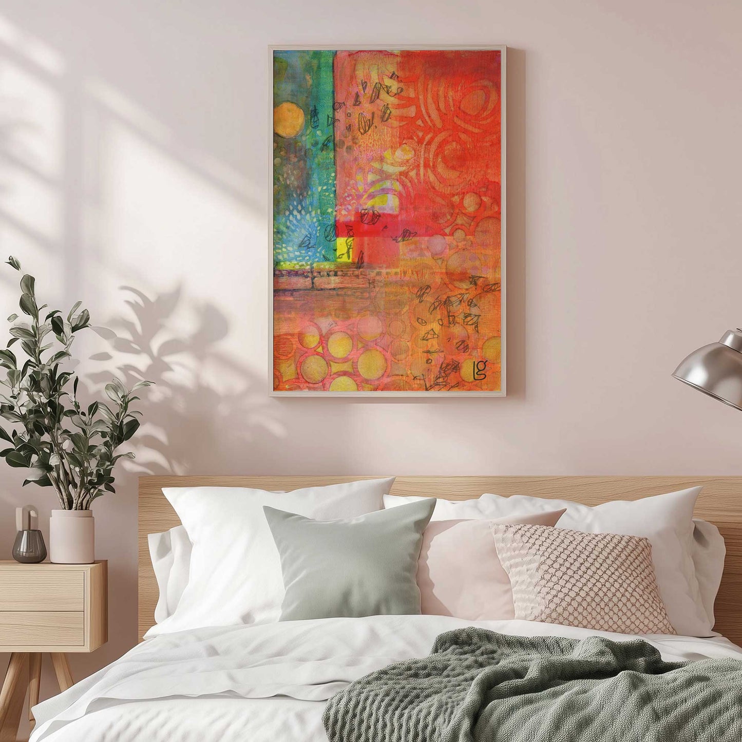 Picture of art in a room