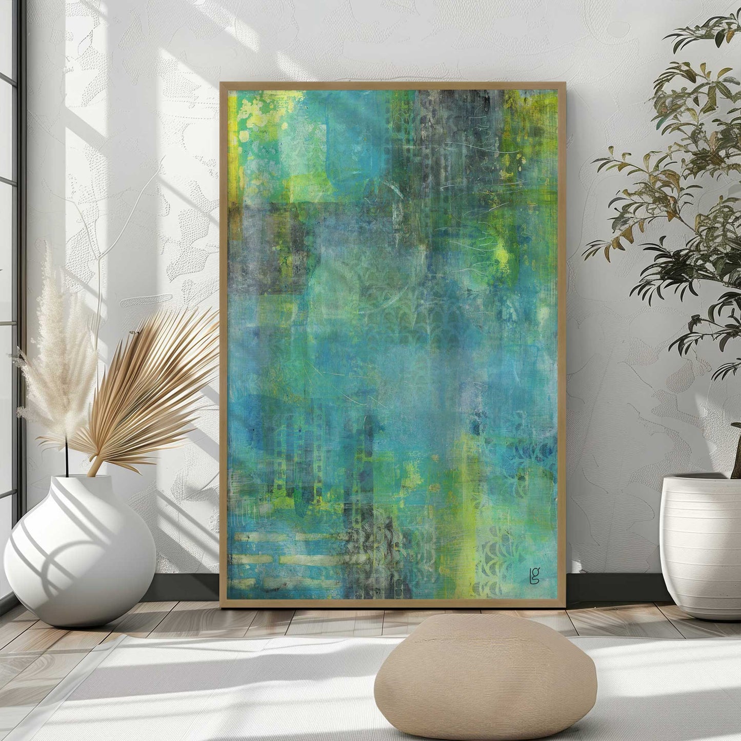 Picture of art in a room