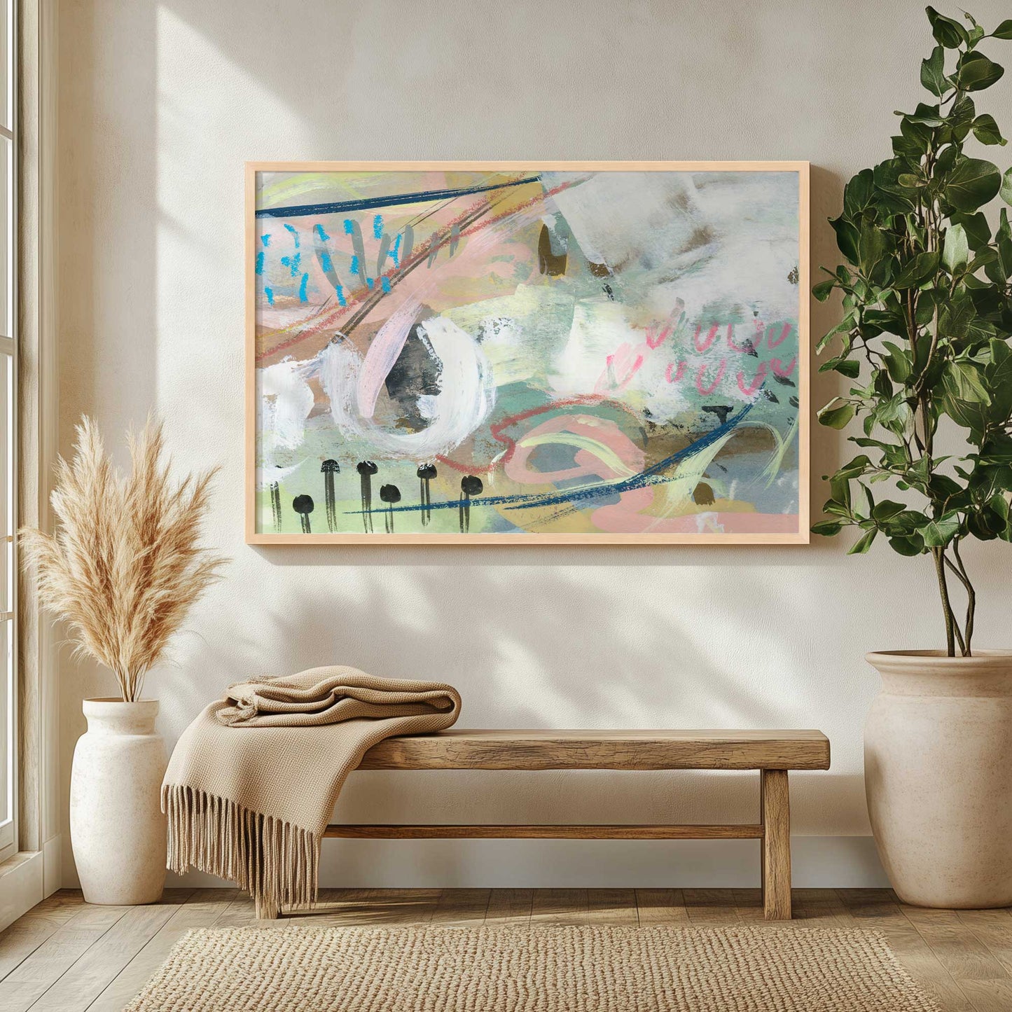 Picture of art in a room