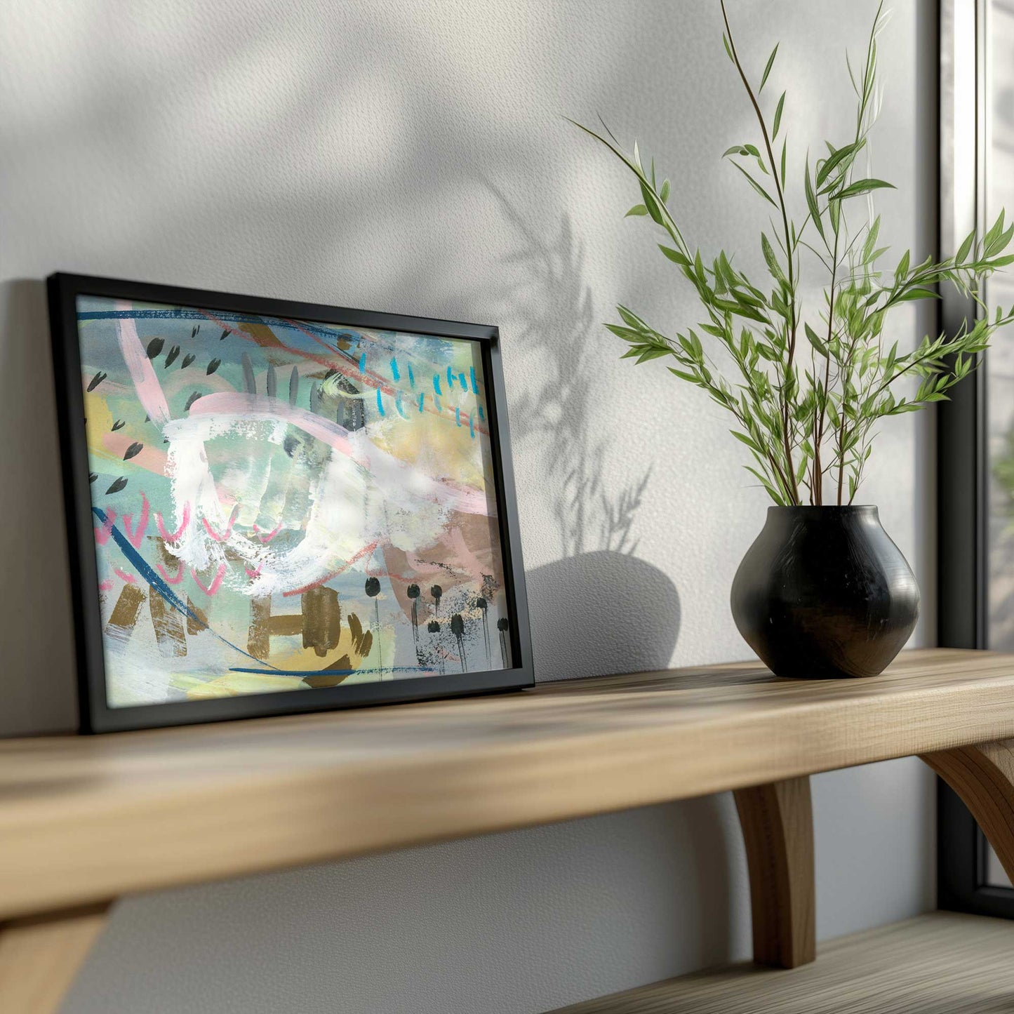 Picture of art in a room