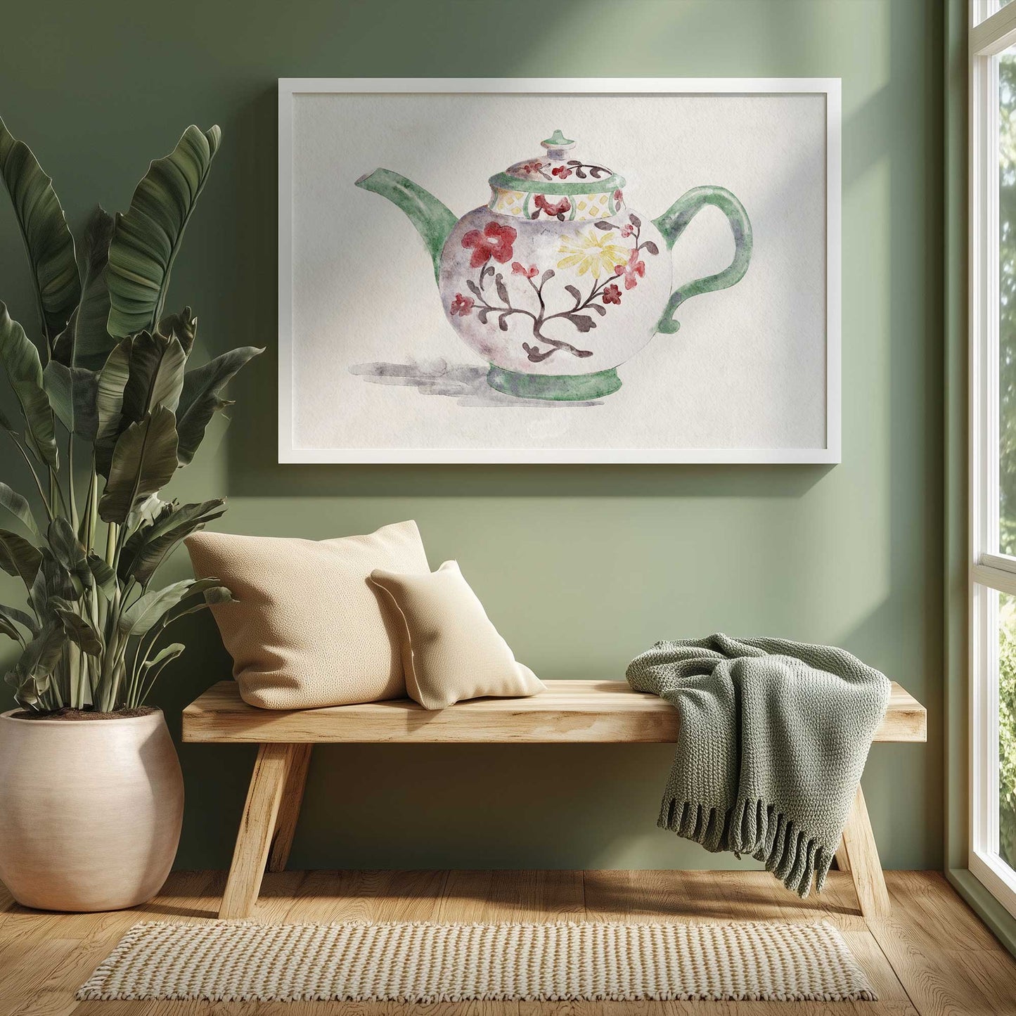 Picture of art in a room