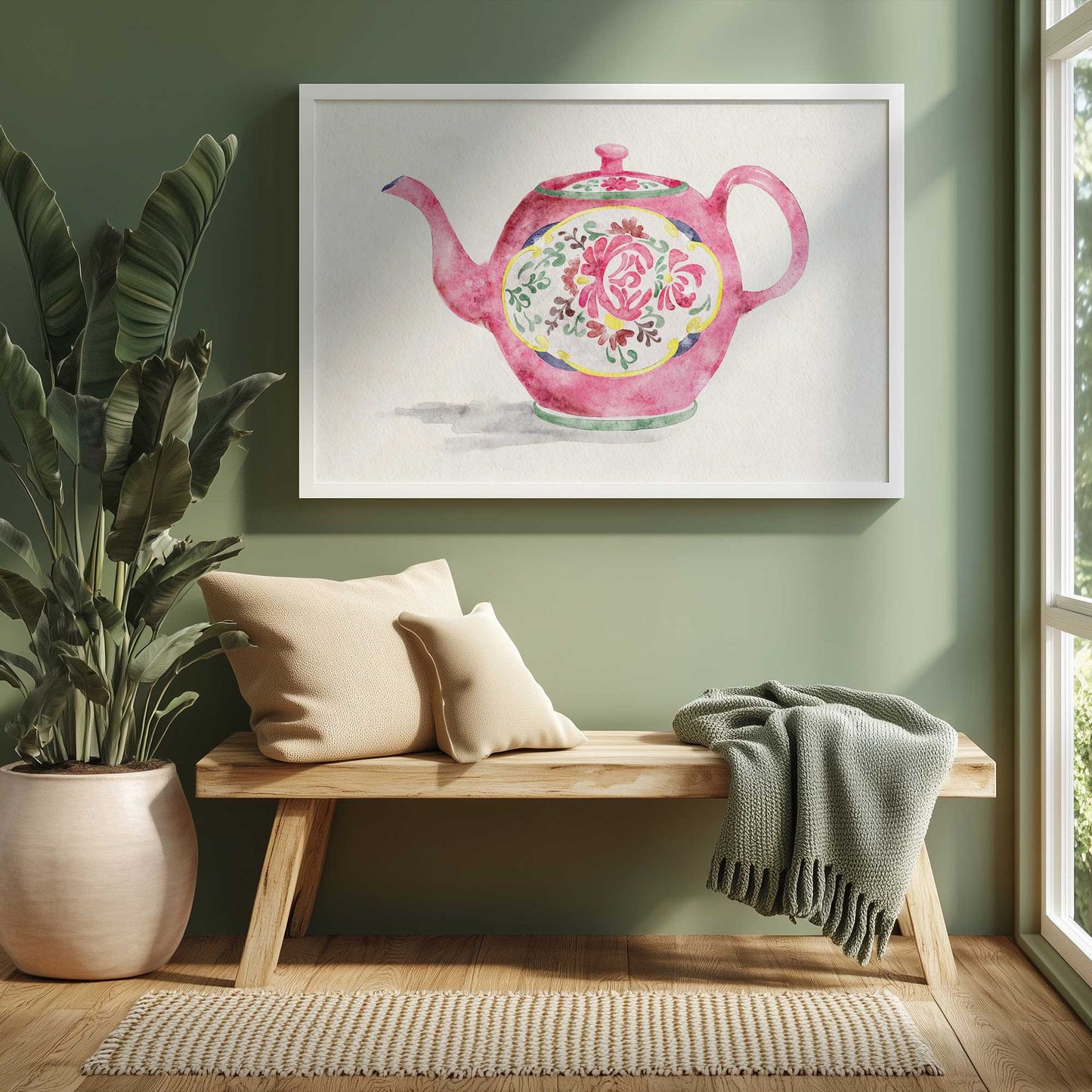 Picture of art in a room