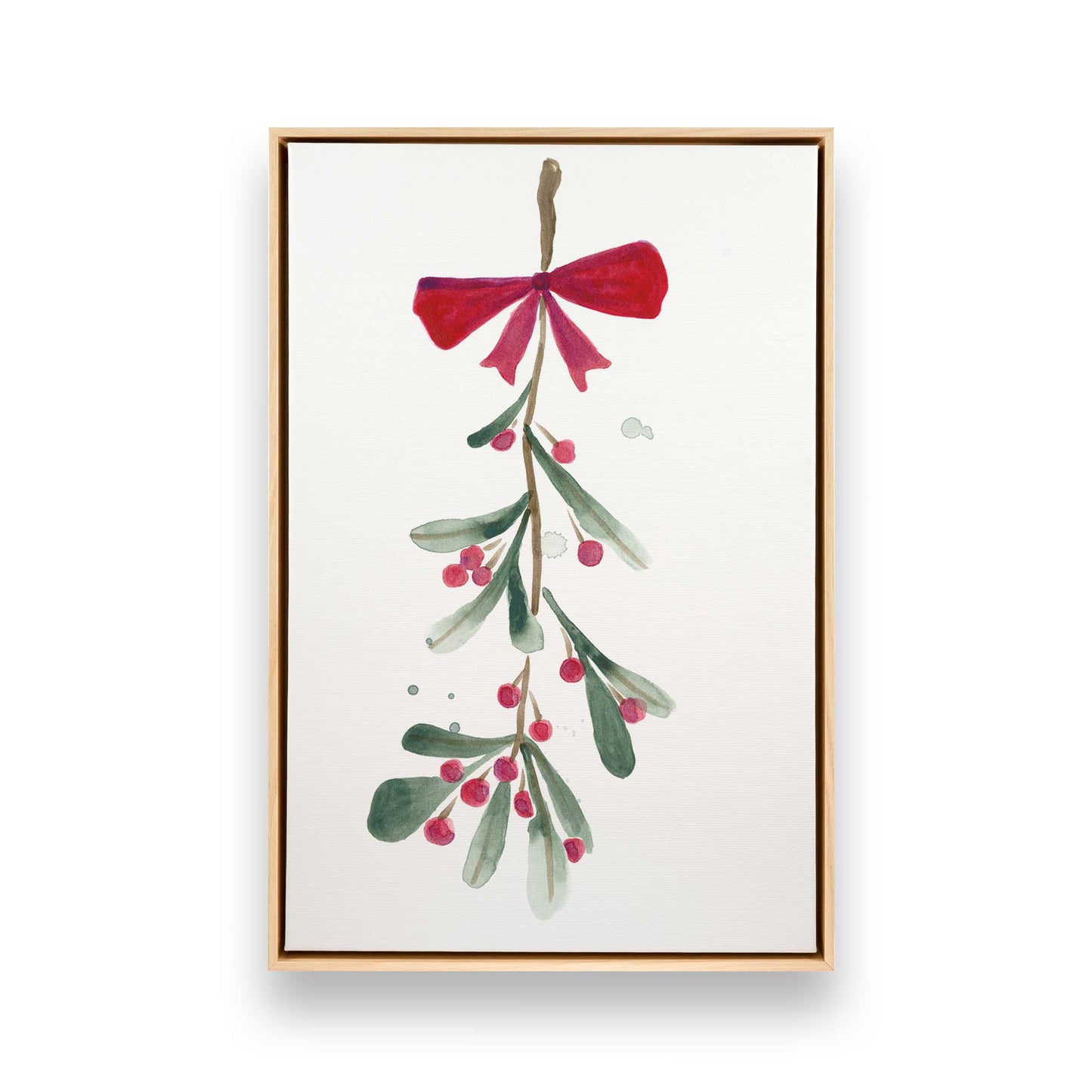 Holiday Sprig, Set of 4 Canvas Prints