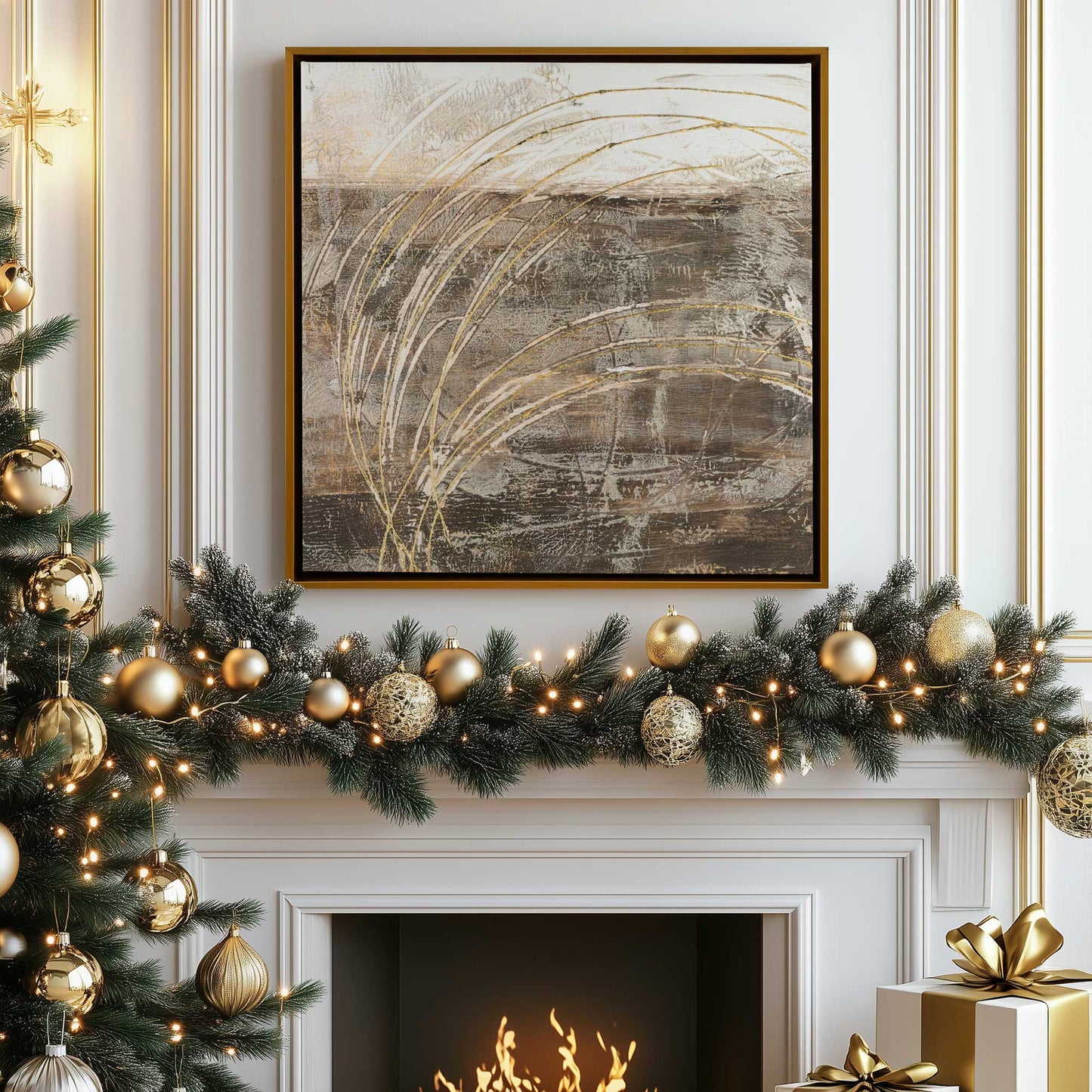 Picture of art in a room