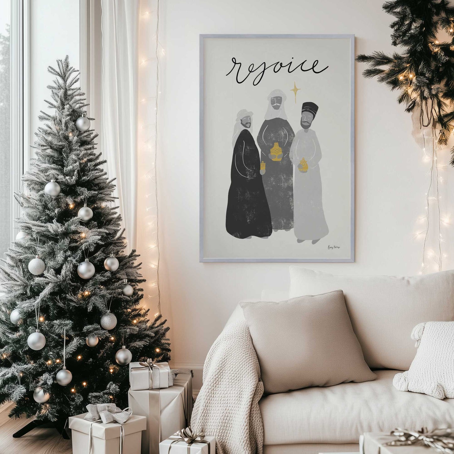 Picture of art in a room