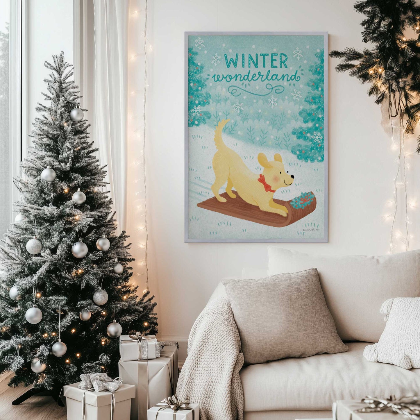 Picture of art in a room