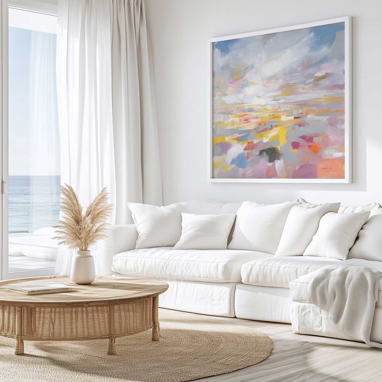 Picture of art in a room