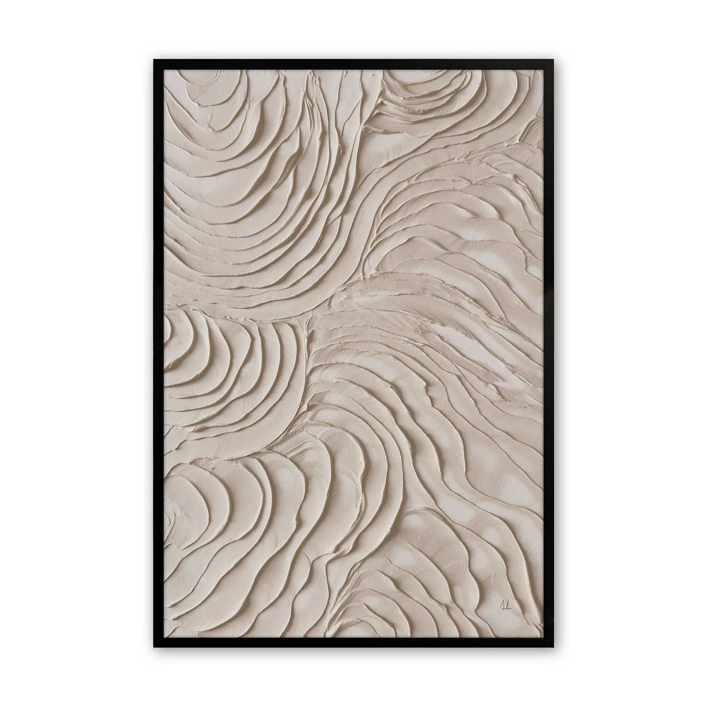 Drift Lines Art Print, Set of 4