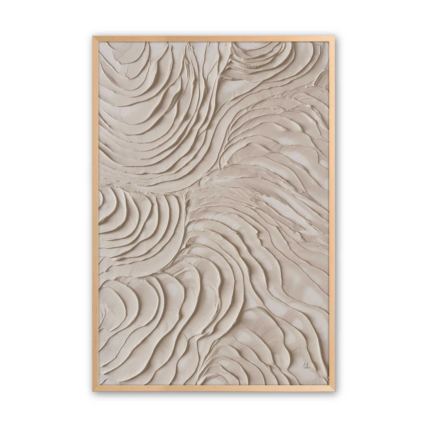 Drift Lines Art Print, Set of 4