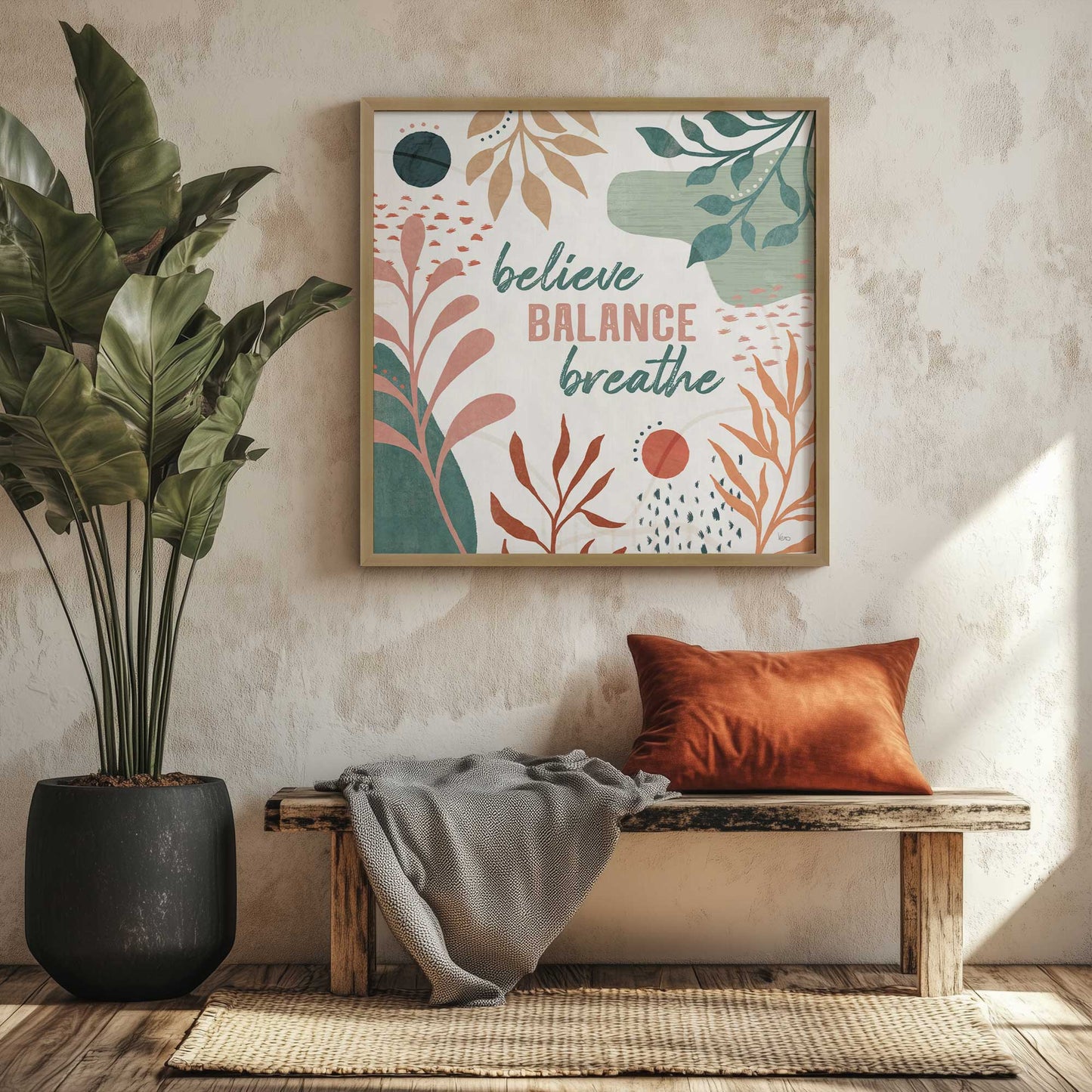 Picture of art in a room