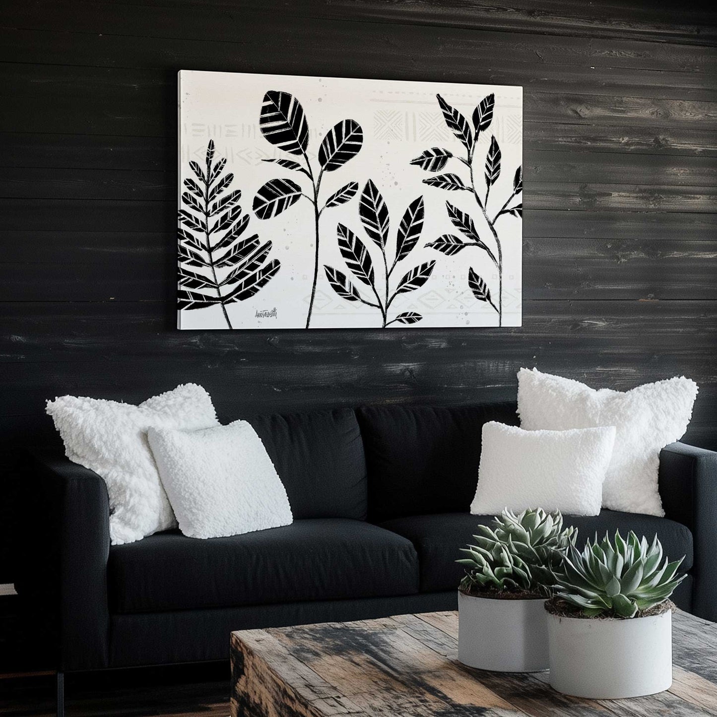 Picture of art in a room