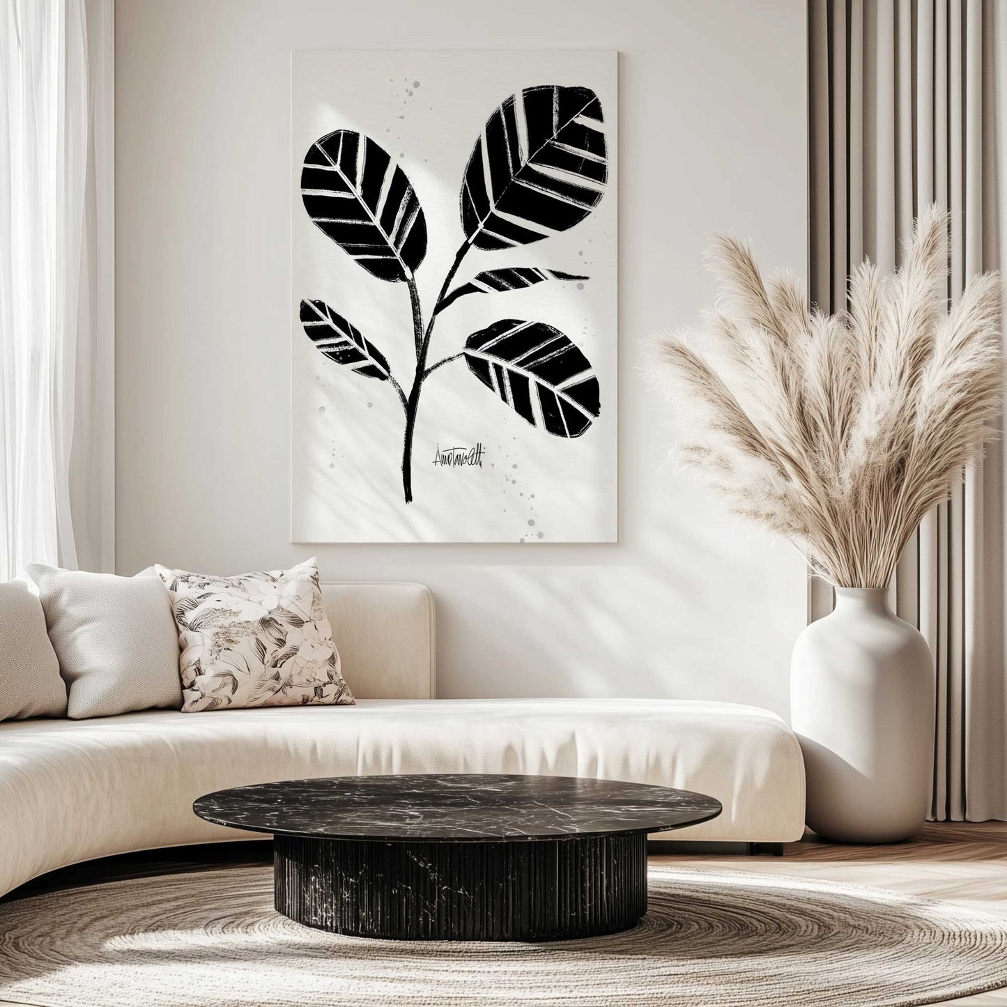 Picture of art in a room