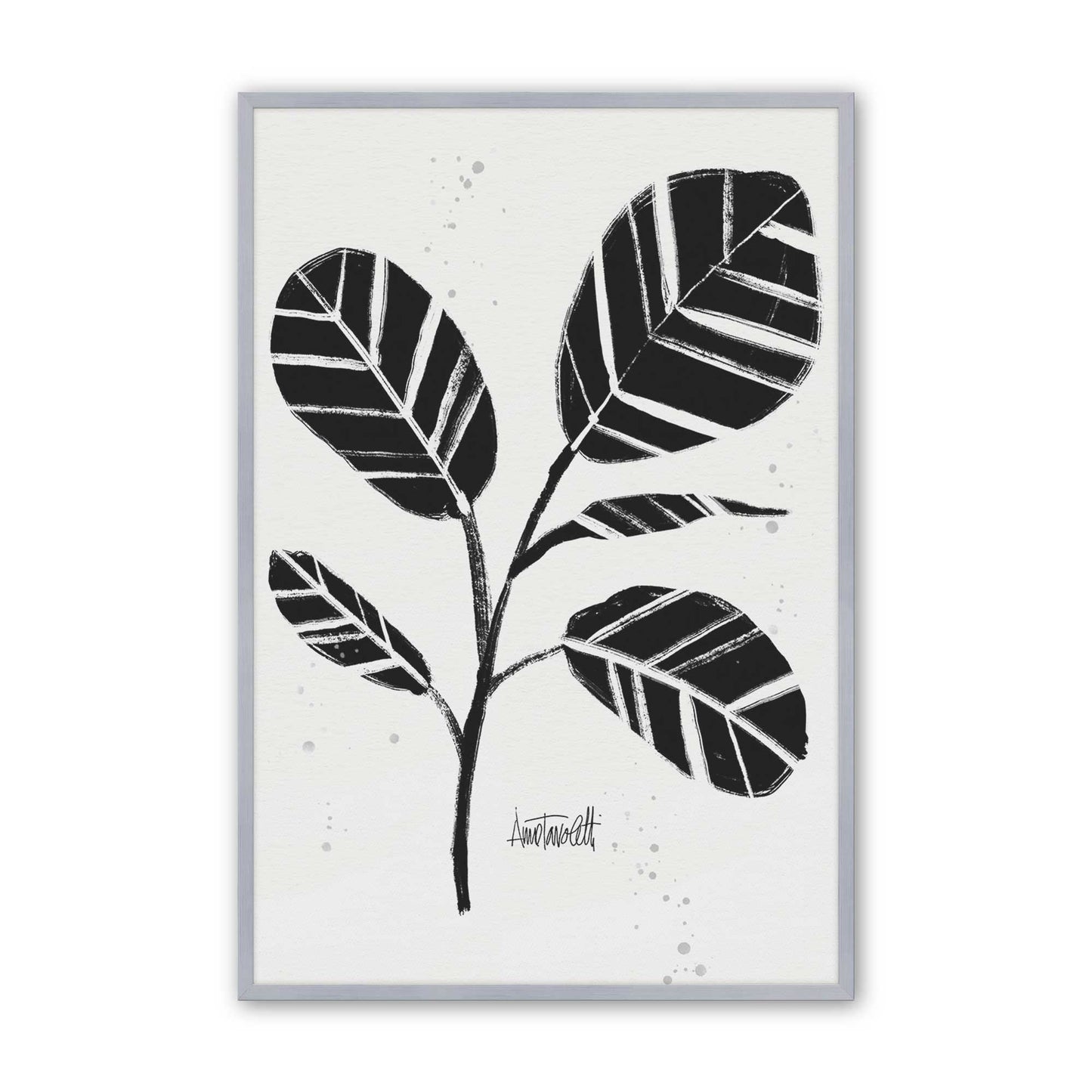 Black and White Botanicals Set of 4 Art Prints