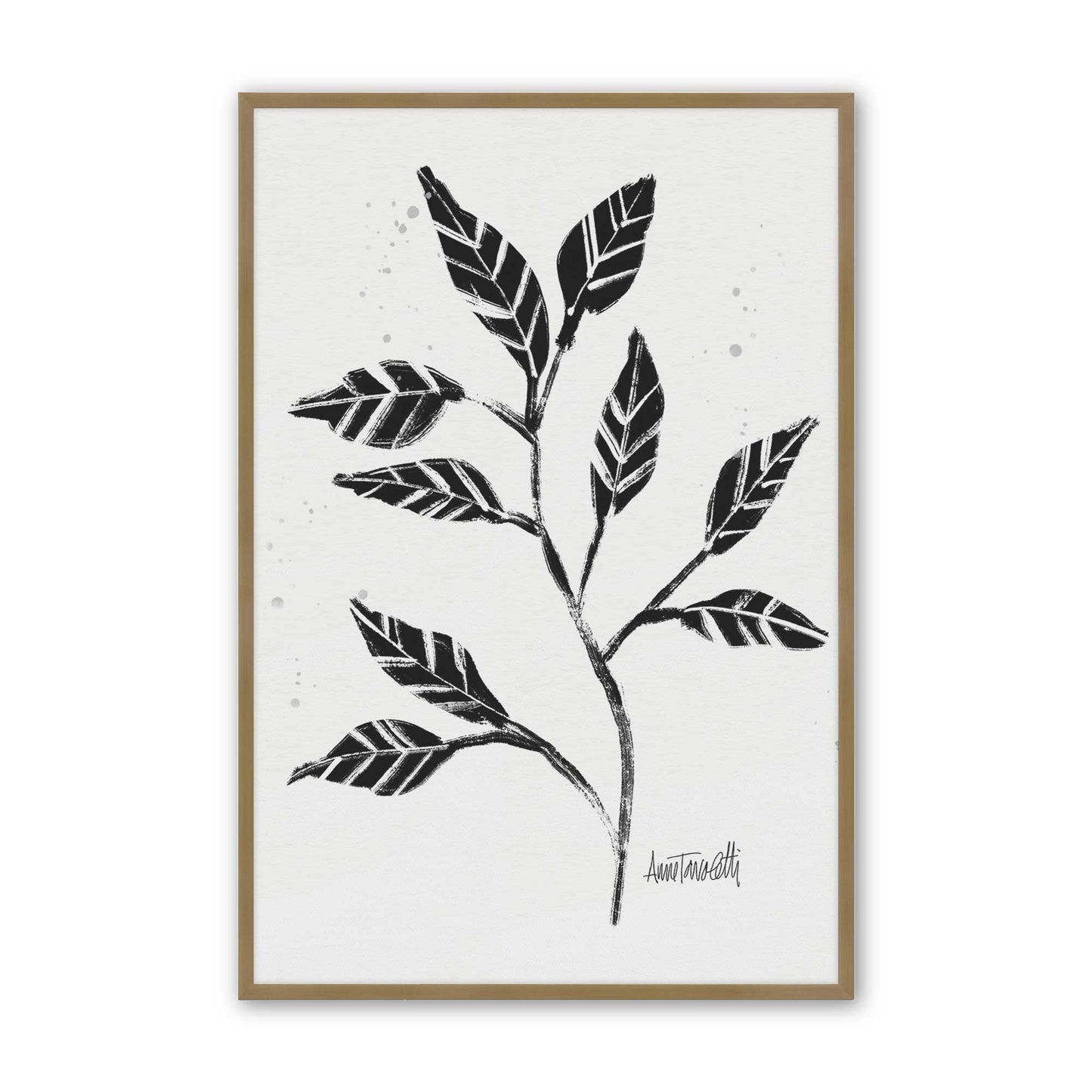 Black and White Botanicals Set of 4 Art Prints