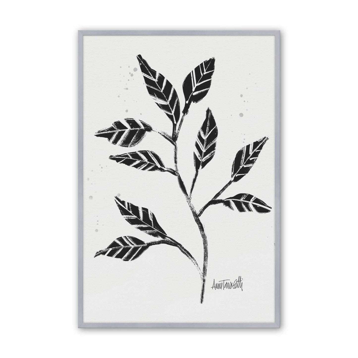 Black and White Botanicals Set of 4 Art Prints