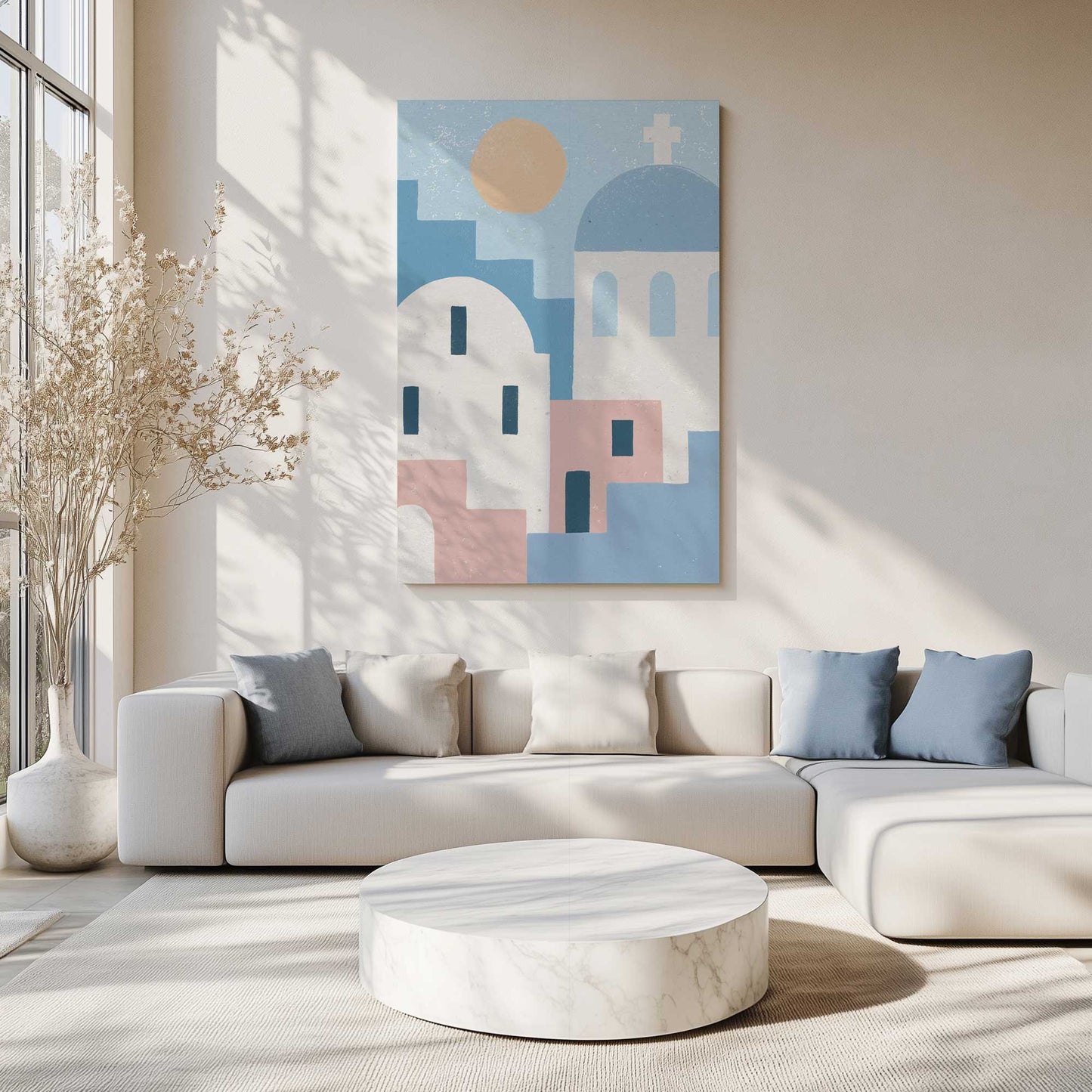 Picture of art in a room