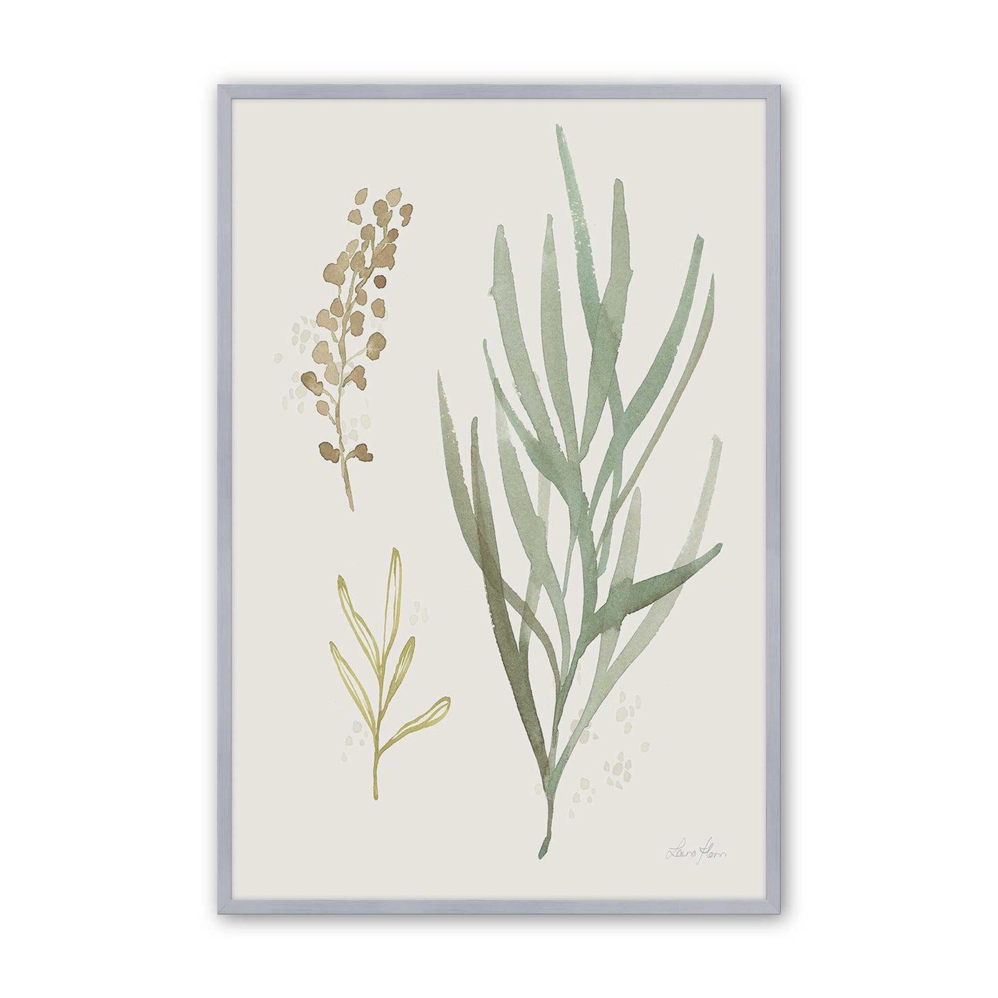 Earthy Greens in Bloom Set of 4 Art Prints