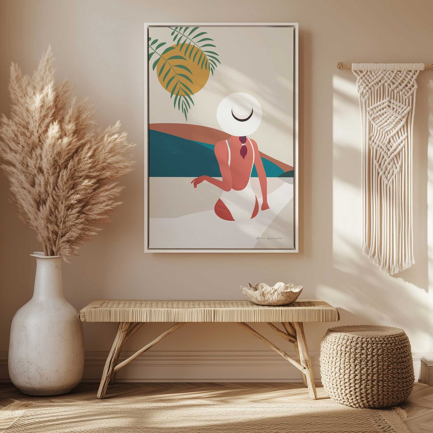 Picture of art in a room