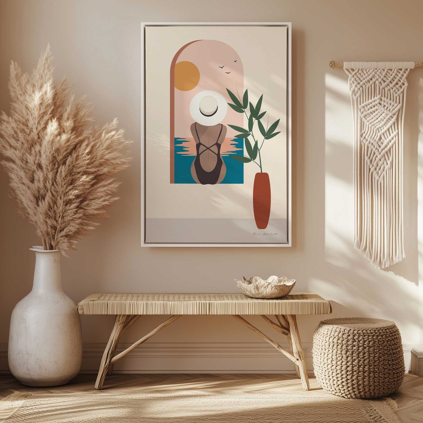 Picture of art in a room