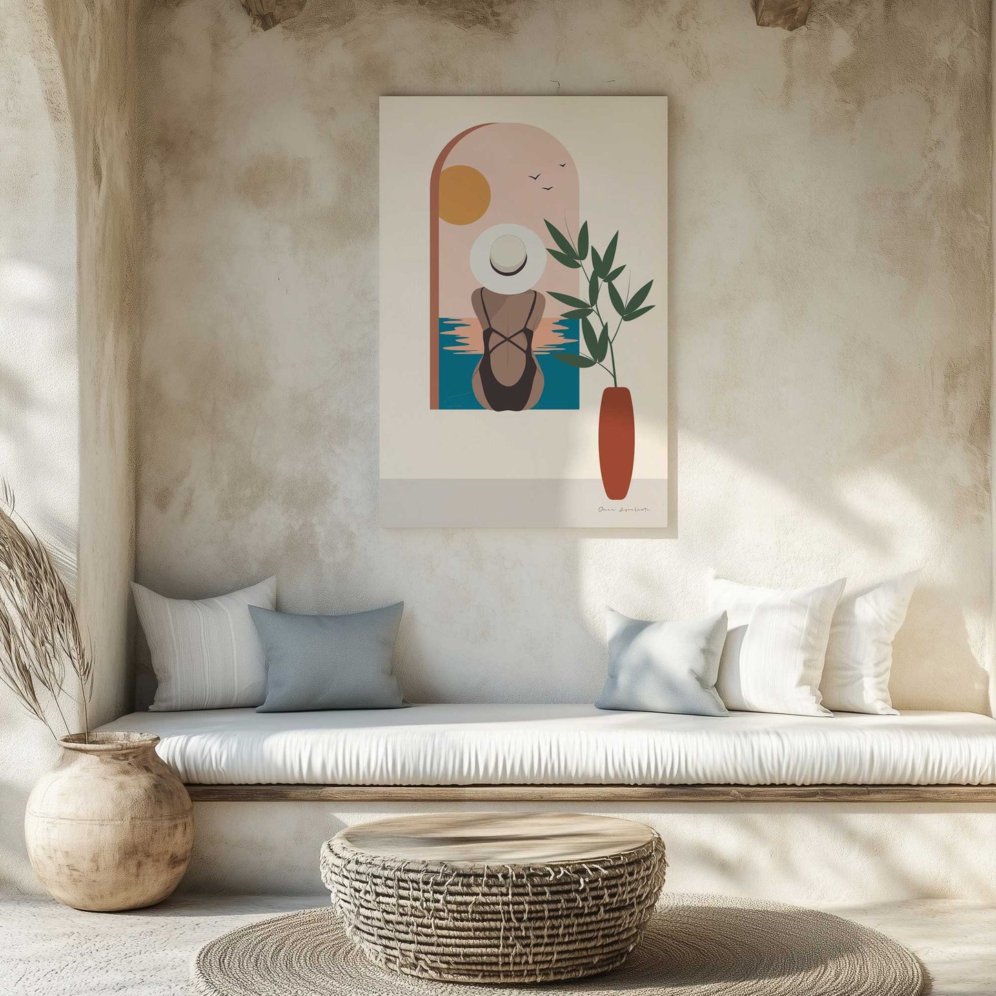 Picture of art in a room